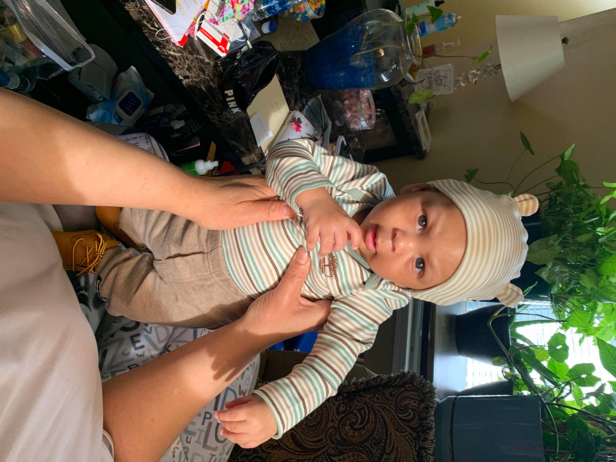 Dj joined the competition — help win amazing prizes! baby, child, elbow, event, flowerpot, fun, gesture, happy, hat, headwear, houseplant, human_leg, nail, party, pattern, person, plant, room, thigh, thumb