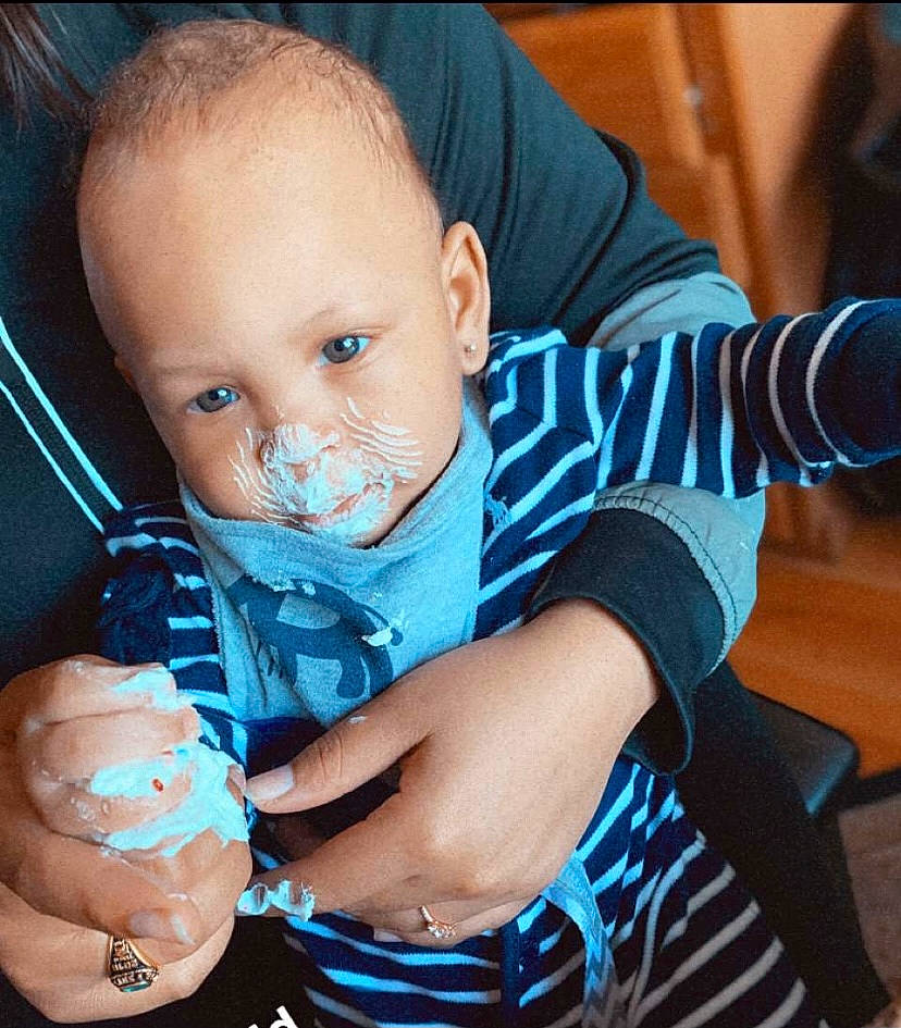 Dj joined the competition — help win amazing prizes! arm, azure, baby, baby_products, baby_toddler_clothing, blue, cheek, comfort, cool, eye, finger, gesture, hand, happy, iris, mouth, nail, person, skin, sleeve