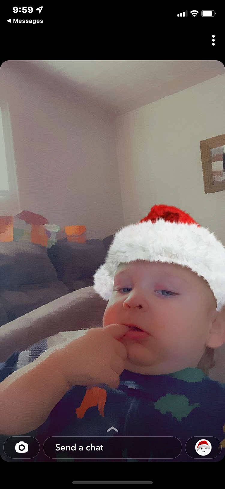 Jaxtyn joined the competition — help win amazing prizes! baby, baby_toddler_clothing, cap, cheek, child, christmas, christmas_eve, comfort, couch, event, eyebrow, eyelash, fun, fur, happy, headwear, holiday, lip, mouth, nose