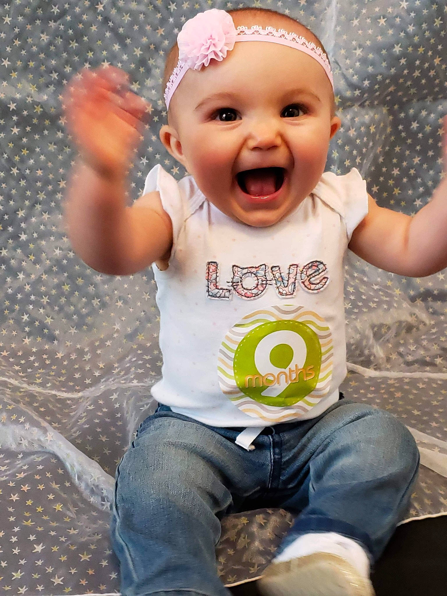Heaven-lee is registered to the contest to win money with this photo: baby, baby_laughing, baby_products, baby_toddler_clothing, cheek, child, child_model, cool, facial_expression, fun, happy, headwear, jeans, laugh, person, photography, play, smile, t_shirt, toddler