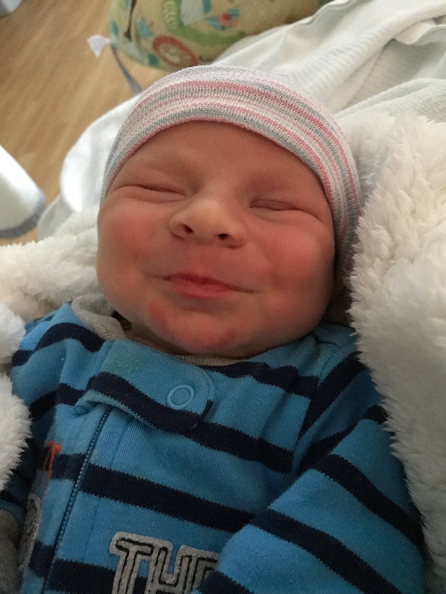 Jaxen joined the competition — help win amazing prizes! baby, cheek, comfort, cool, eye, eyebrow, face, facial_expression, happy, headgear, headwear, iris, jacket, lip, mouth, nose, person, product, skin, sleeve