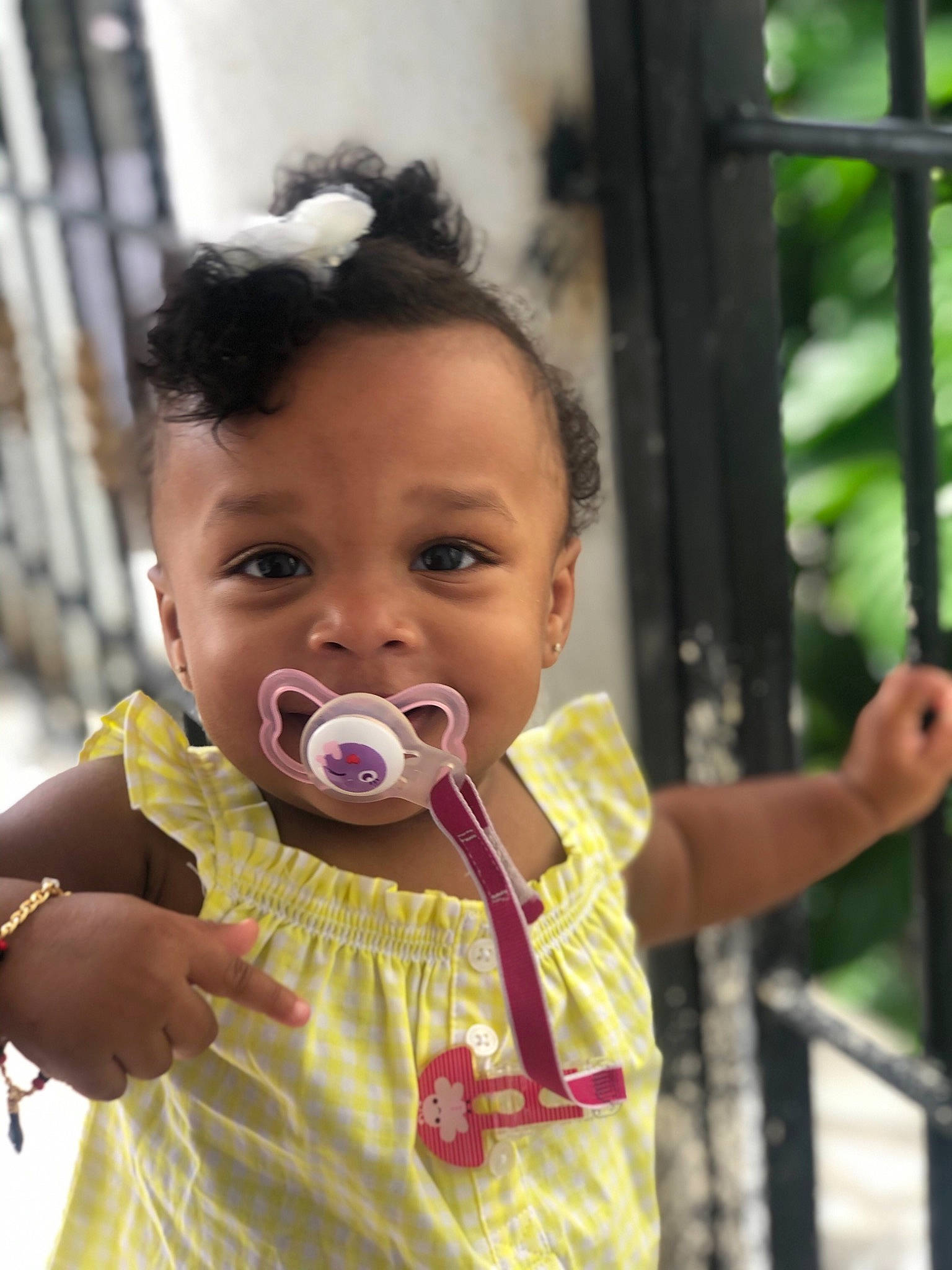 Amalia is registered to the contest to win money with this photo: baby, cheek, child, eye, eyelash, face, fun, happy, head, iris, joy, leisure, liquid_bubble, nose, person, recreation, skin, toddler, tourism, tradition