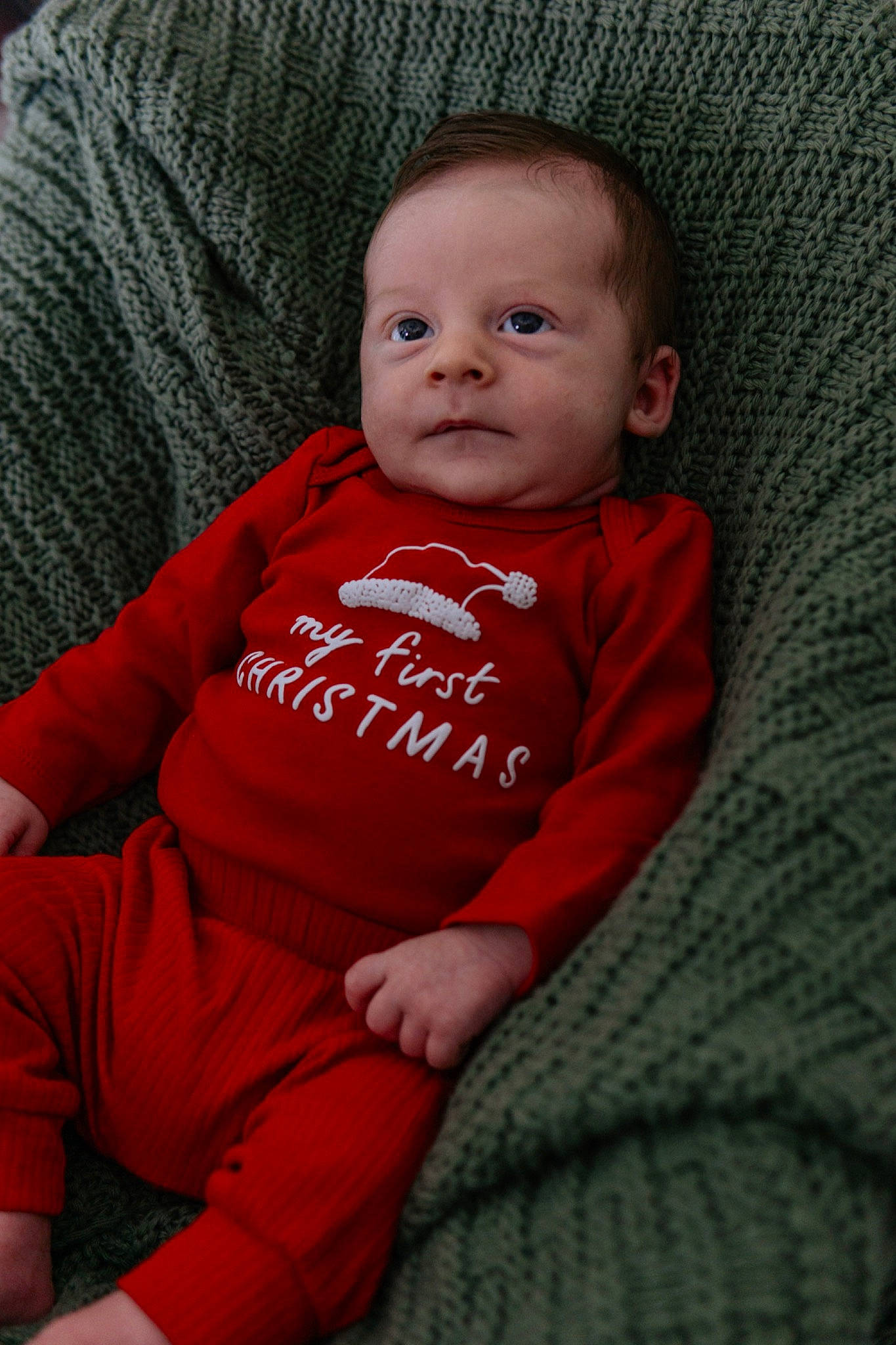 Allen joined the competition — help win amazing prizes! baby, baby_toddler_clothing, cheek, child, comfort, eye, fur, grey, happy, linens, lip, mouth, nose, person, sitting, skin, sleeve, smile, t_shirt, textile