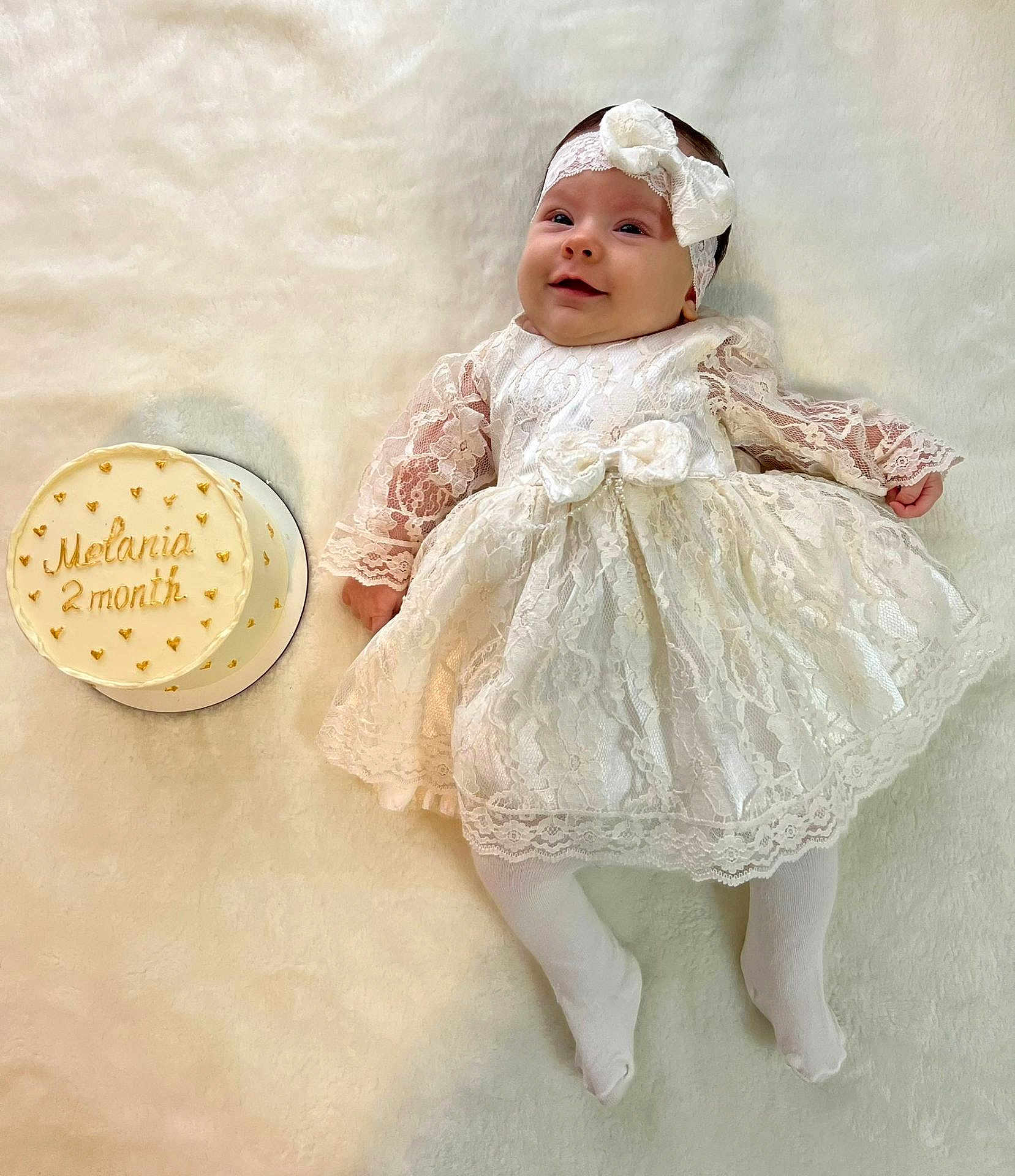 Milaniia participe au concours pour gagner de l'argent avec cette photo : baby, birthdaycake, blanket, bread, cake, clothing, cream, dessert, face, food, hat, head, hosiery, pancake, people, person, sitting, sleeve, sock, yawning