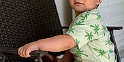 Aleks joined the competition — help win amazing prizes! boy, casual, chair, child, clothing, expression, face, footwear, hair, hand, outdoor, portrait, relaxing, sandals, seat, shorts, skin, toddler, tshirt, wicker