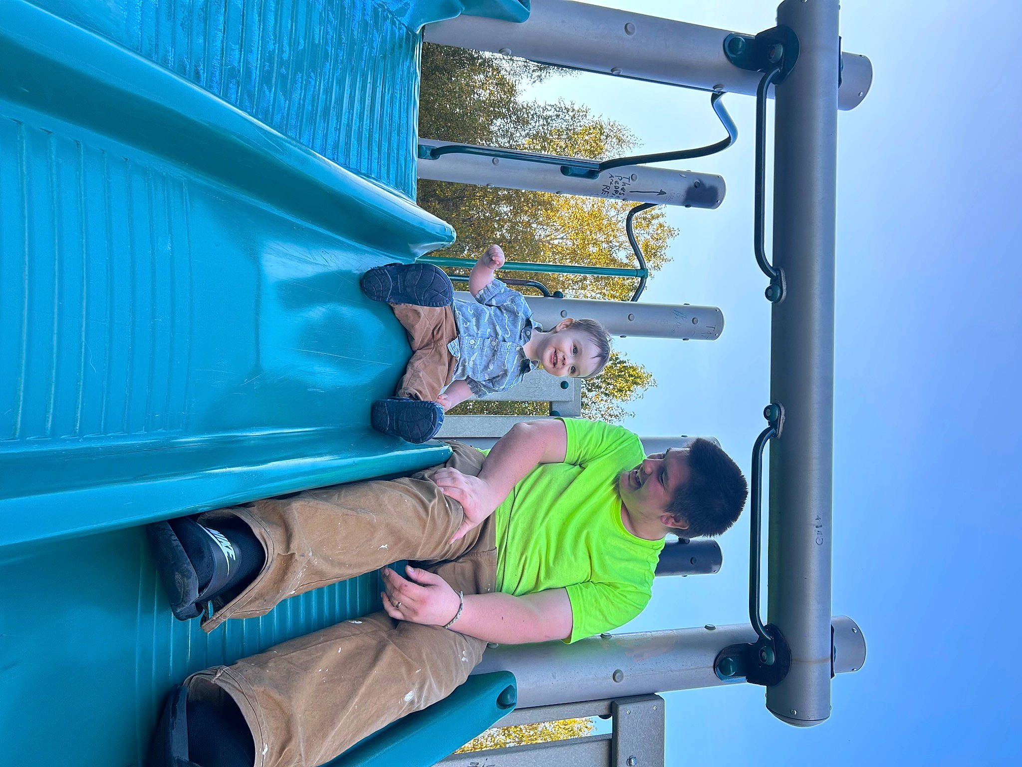 Gary joined the competition — help win amazing prizes! blue, elbow, electric_blue, engineering, fun, joy, leisure, line, machine, person, recreation, shorts, sky, t_shirt, walking_shoe, yellow