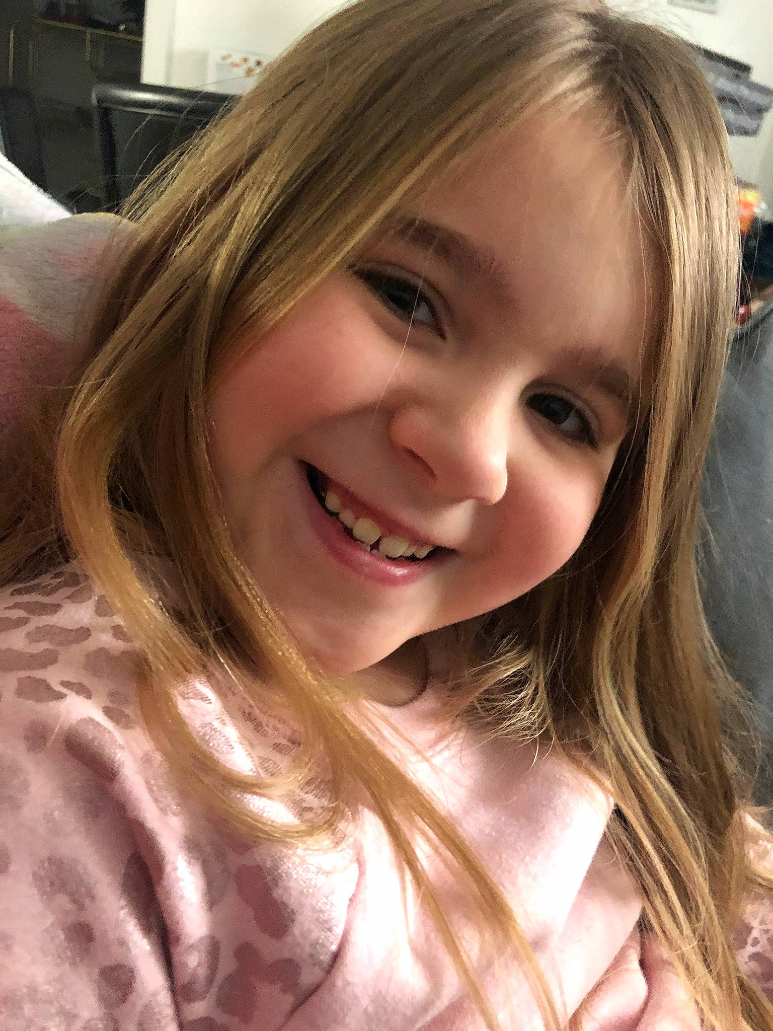 Nevaeh joined the competition — help win amazing prizes! bangs, blond, brown_hair, cheek, chin, eyebrow, eyelash, facial_expression, fun, hair, hairstyle, happy, iris, joy, layered_hair, lip, long_hair, nose, person, selfie