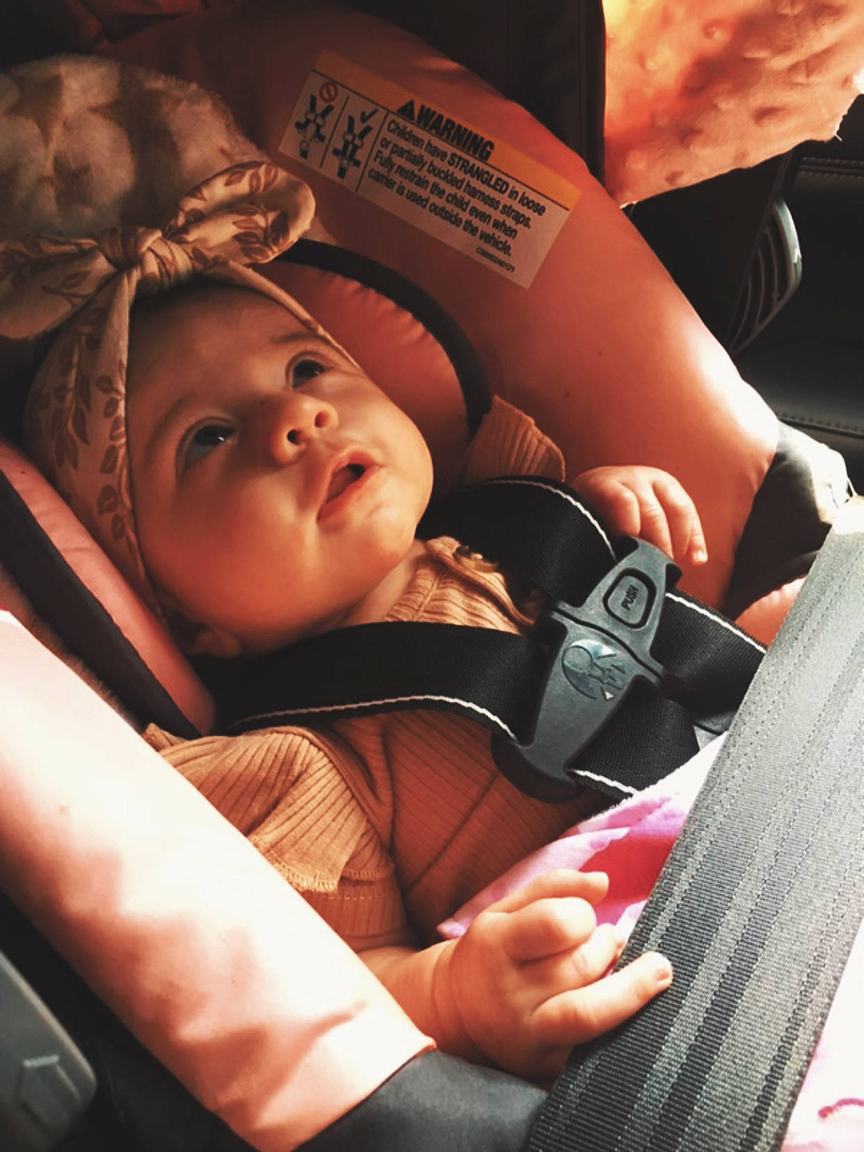 Alyzah joined the competition — help win amazing prizes! arm, baby, baby_carriage, cheek, child, comfort, eye, finger, flash_photography, gesture, hand, human_body, lip, mouth, nail, nose, person, product, skin, thumb