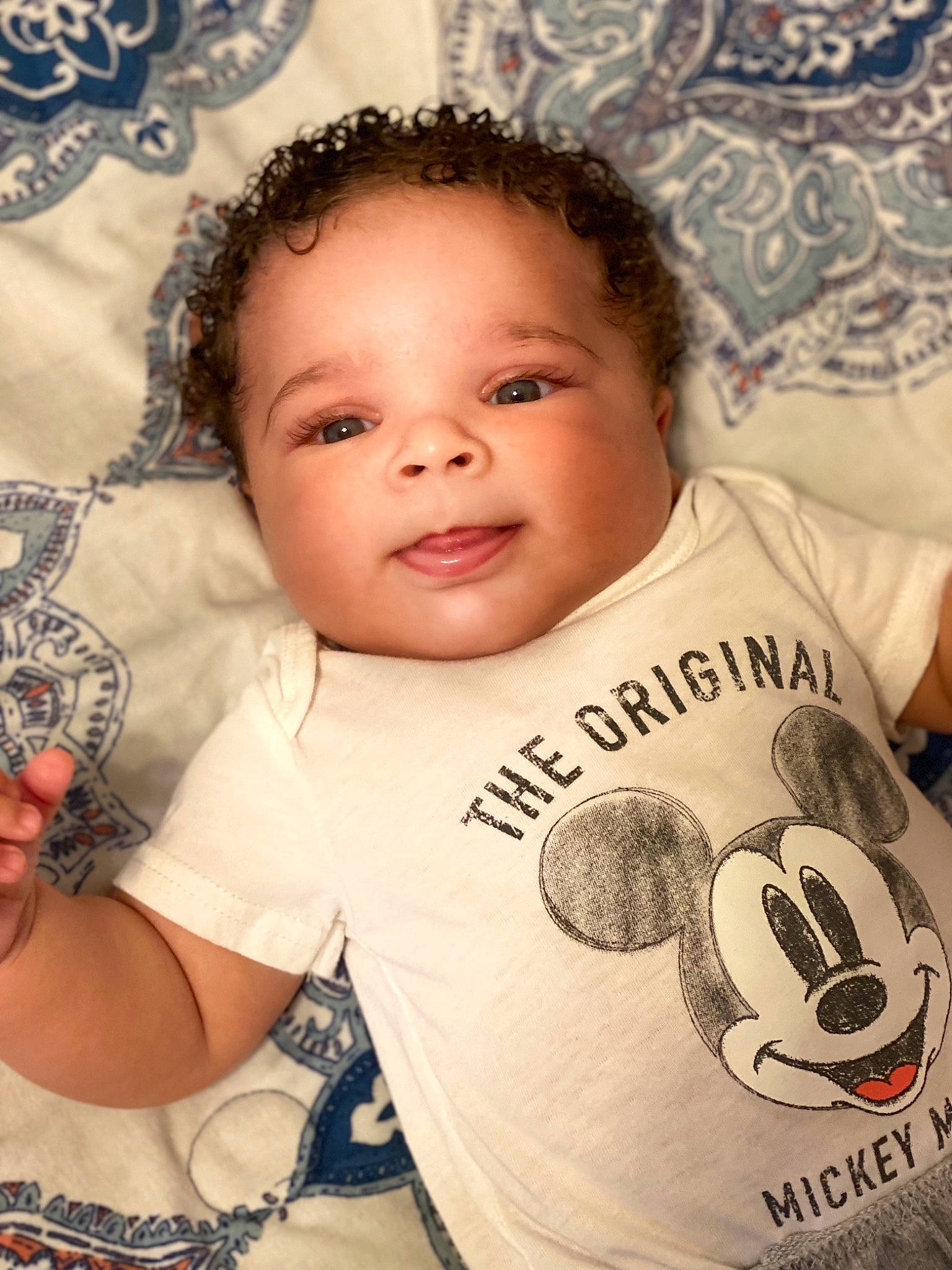 Brayson joined the competition — help win amazing prizes! baby_toddler_clothing, cheek, chin, cool, facial_expression, finger, flash_photography, gesture, hairstyle, happy, human, iris, mammal, person, product, skin, sleeve, smile, t_shirt, textile