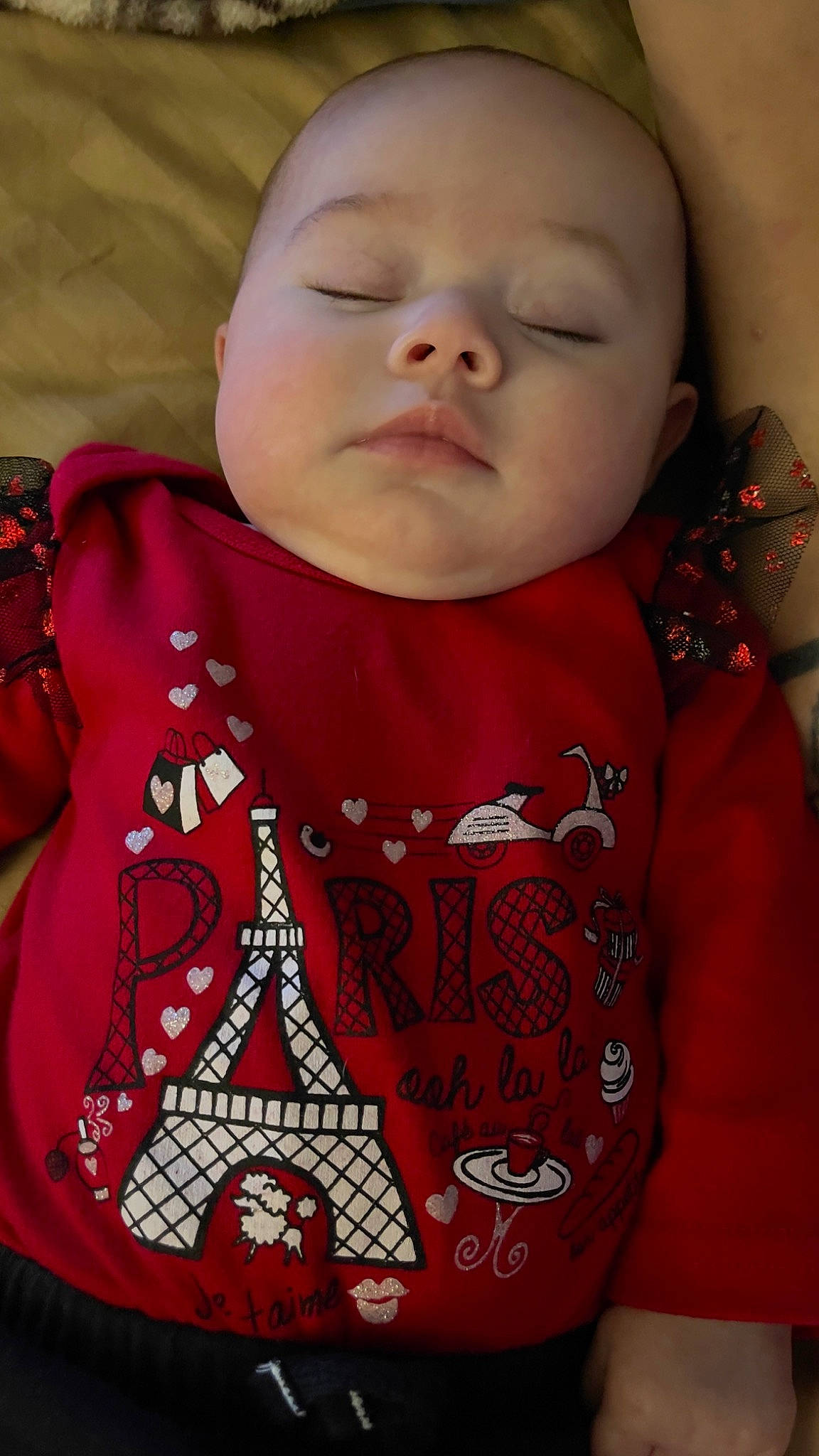 Skylar joined the competition — help win amazing prizes! baby, baby_toddler_clothing, cheek, collar, comfort, cool, happy, lip, mammal, neck, nose, organ, outerwear, person, pink, skin, sleeve, t_shirt, textile, toddler