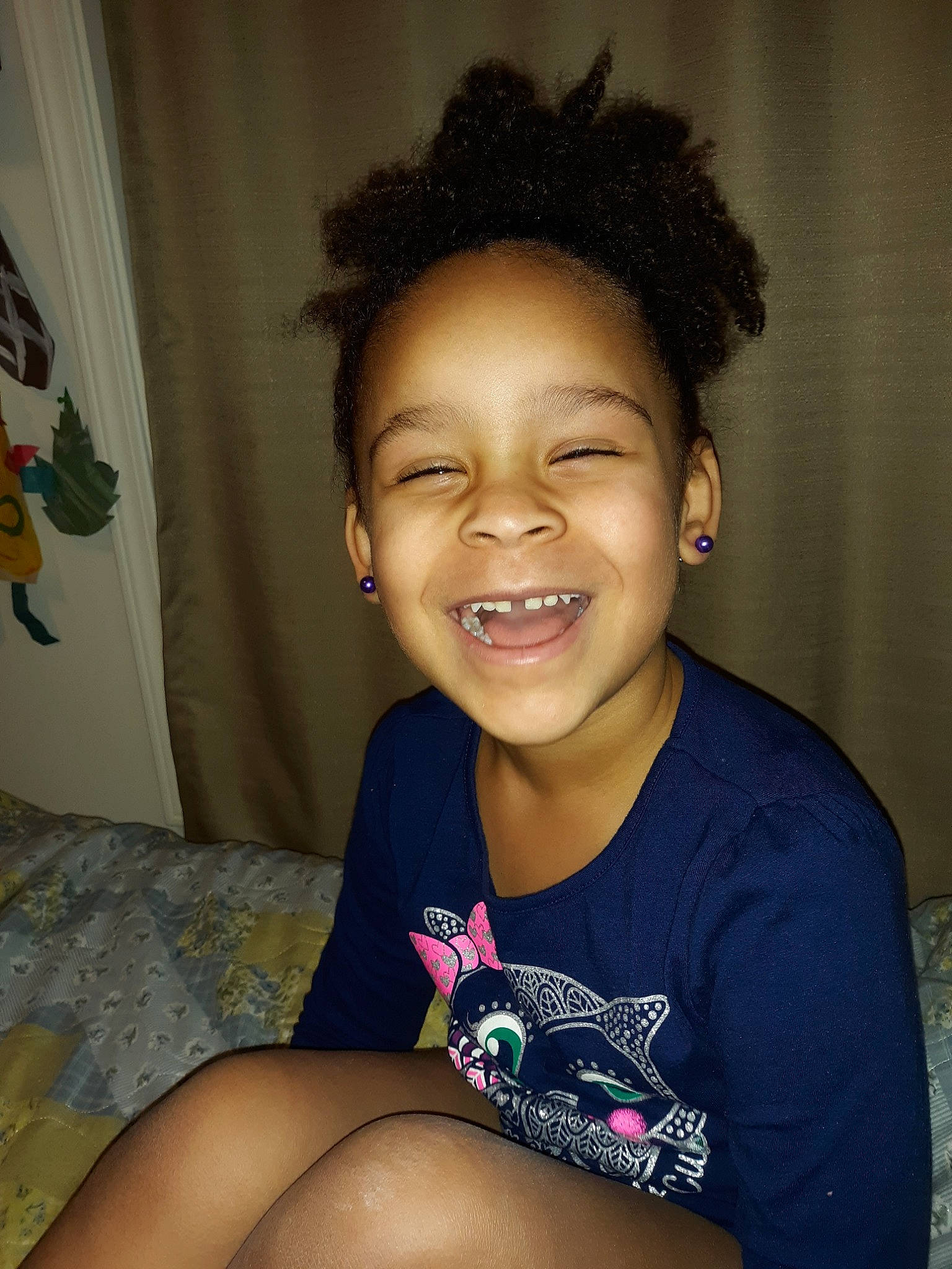 Skylah joined the competition — help win amazing prizes! afro, black_hair, cool, eyebrow, facial_expression, forehead, fun, hair, hairstyle, happy, joy, laugh, lip, person, smile, tooth