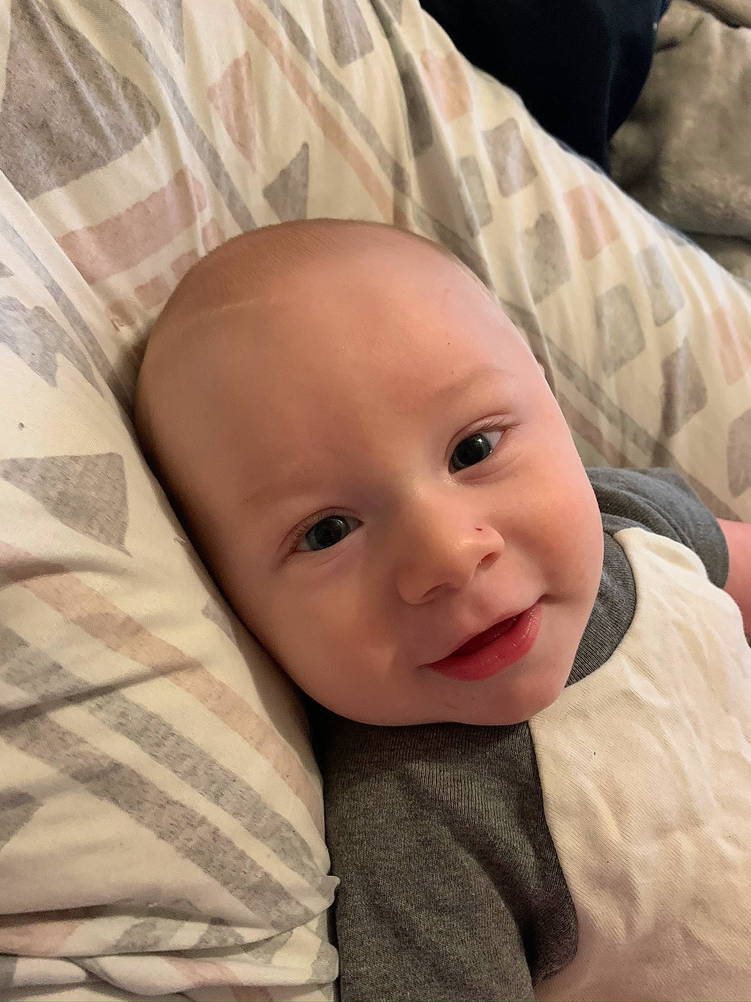 Zalen is registered to the contest to win money with this photo: baby, cheek, child, chin, eye, eyebrow, face, forehead, head, lip, mouth, nose, person, skin, smile, toddler
