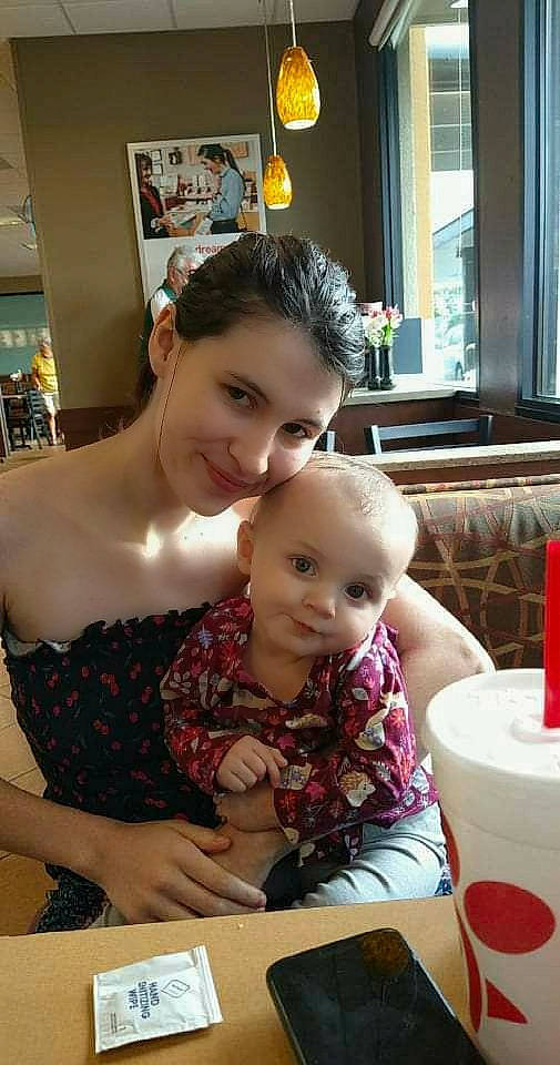 Elizabeth joined the competition — help win amazing prizes! baby, chair, child, cup, drinkware, event, fun, happy, iris, joy, leisure, mug, people, person, plate, room, sitting, smile, table, tableware