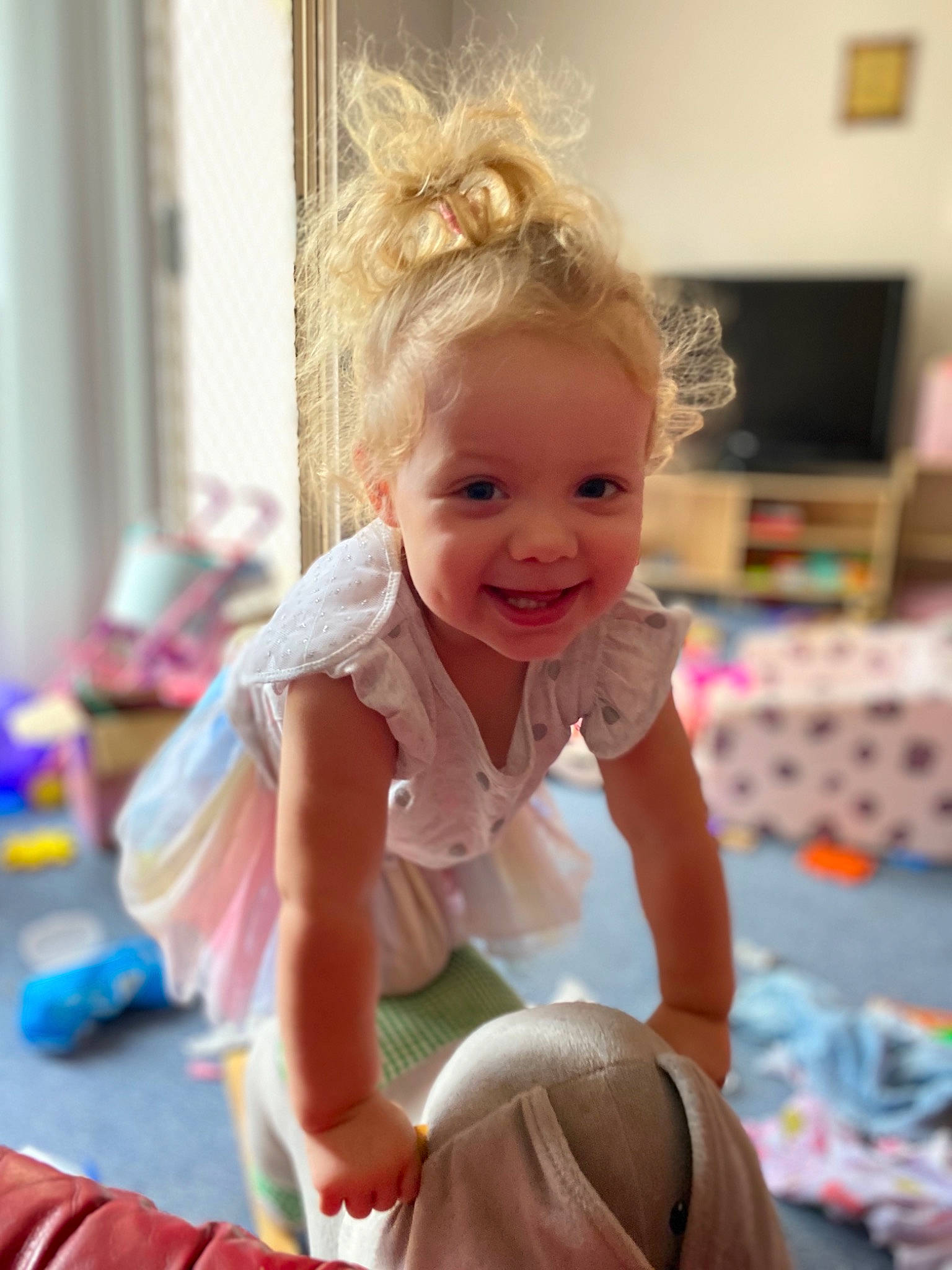 Amity joined the competition — help win amazing prizes! baby, cheek, child, ear, fun, happy, joy, person, play, room, sitting, smile, toddler, vacation