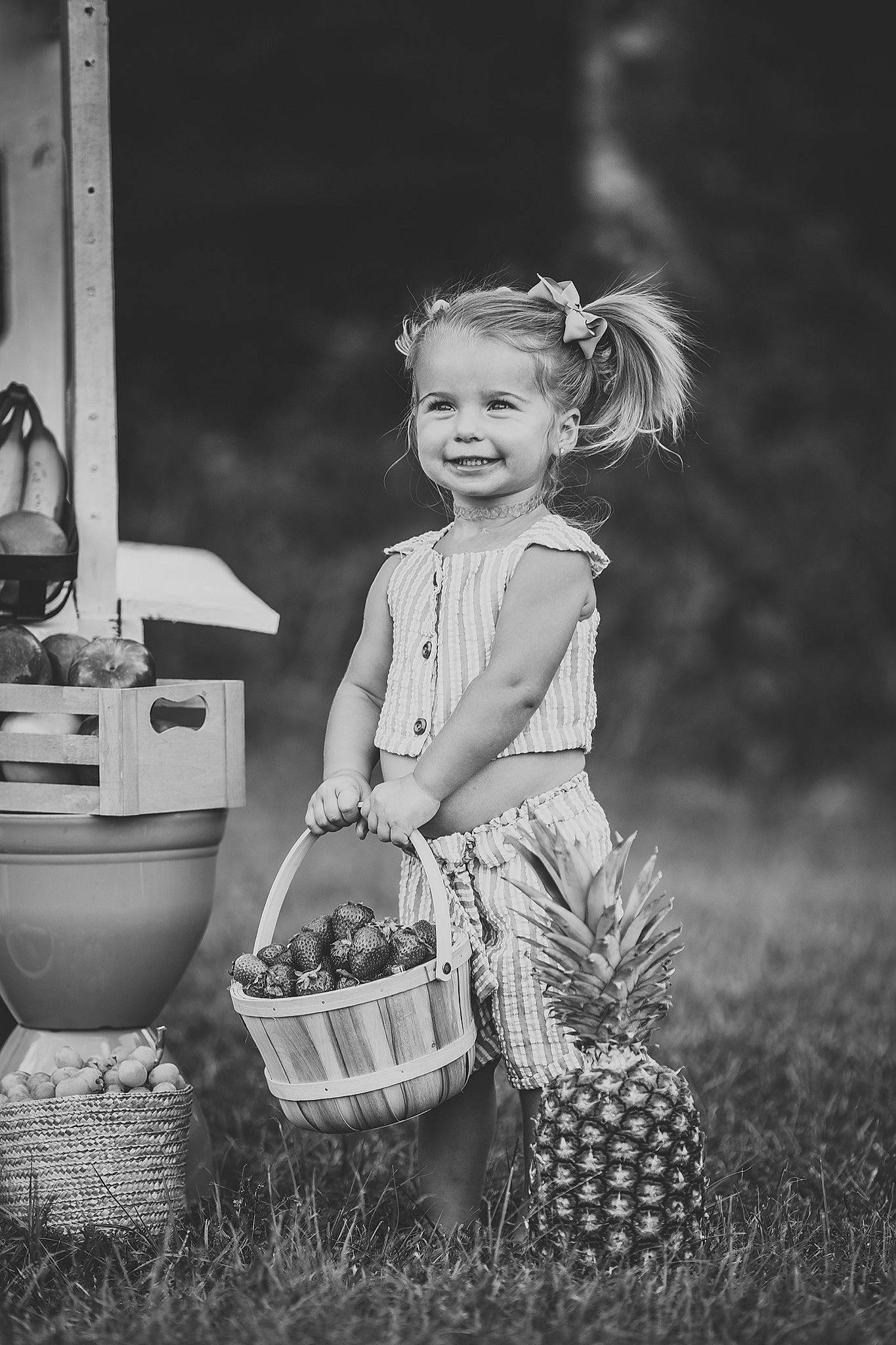 Laney joined the competition — help win amazing prizes! basket, black_and_white, child, family, fun, joy, monochrome, monochrome_photography, people, person, photograph, photography, play, retro_style, smile, snapshot, standing, stock_photography, style, toddler