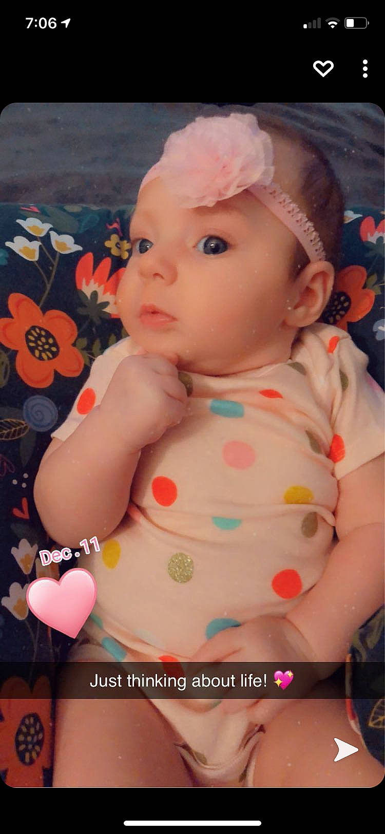 Hazelee joined the competition — help win amazing prizes! baby, baby_products, baby_toddler_clothing, bonnet, bracelet, cheek, child, child_model, embellishment, hair_accessory, headband, headpiece, lip, nose, peach, person, pink, rose, skin, toddler