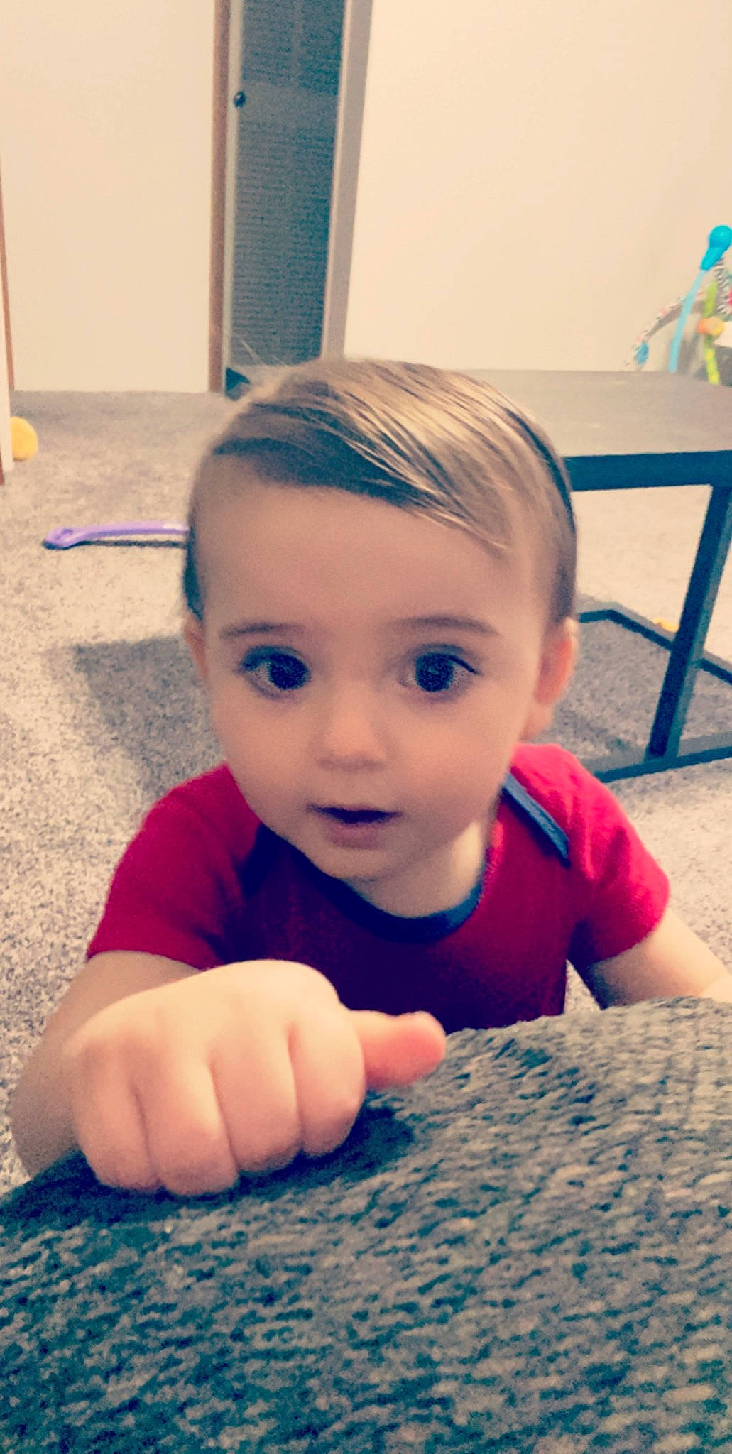 Josh joined the competition — help win amazing prizes! baby, beauty, cheek, child, eye, face, finger, floor, flooring, forehead, hand, head, leisure, lip, nose, person, play, skin, smile, toddler