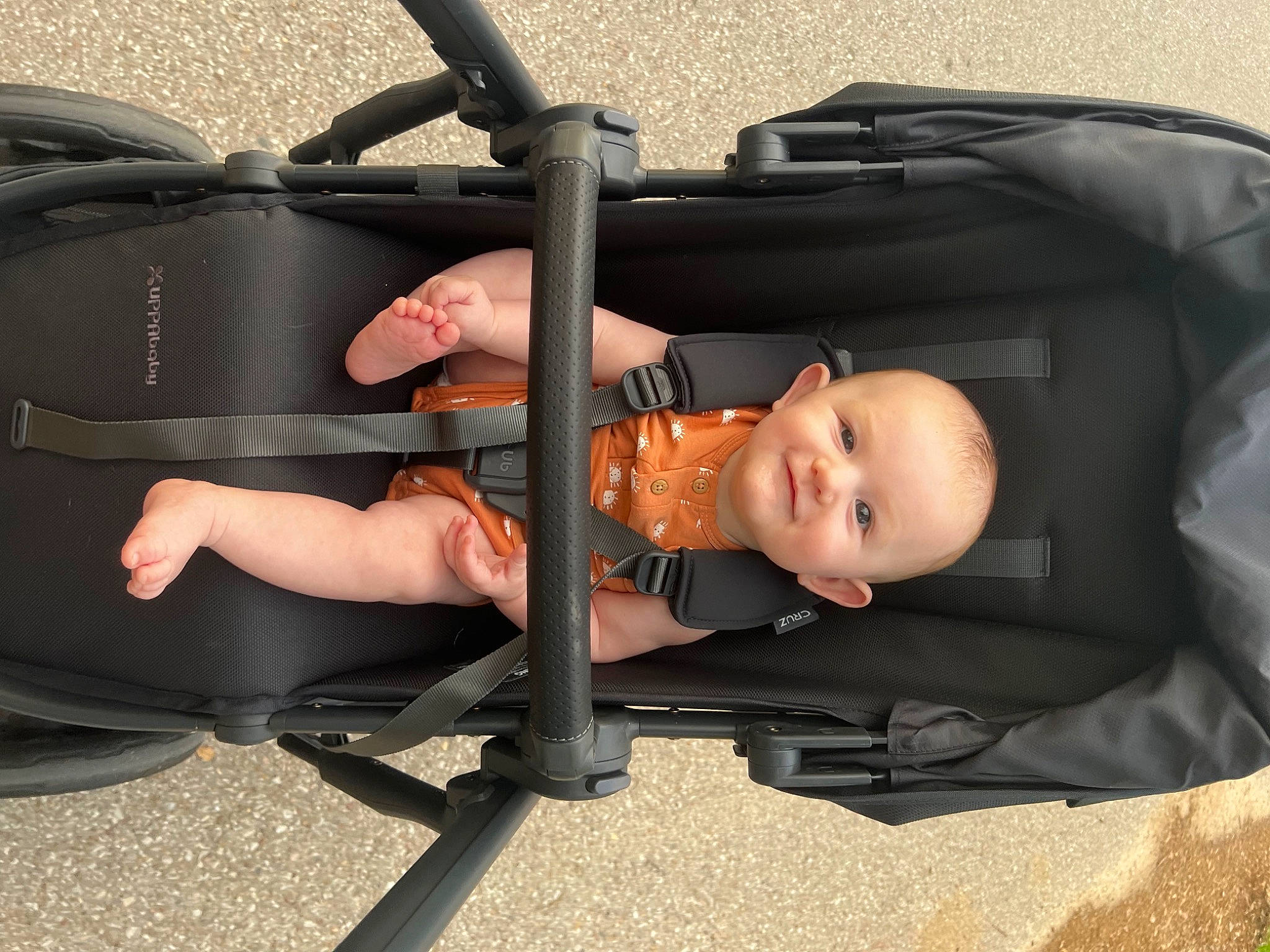 Cohen joined the competition — help win amazing prizes! auto_part, baby, baby_carriage, baby_products, baby_toddler_clothing, bag, baggage, car_seat, chair, child, comfort, fashion_accessory, joy, luggage_and_bags, musical_instrument_accessory, person, personal_protective_equipment, sitting, strap, suitcase