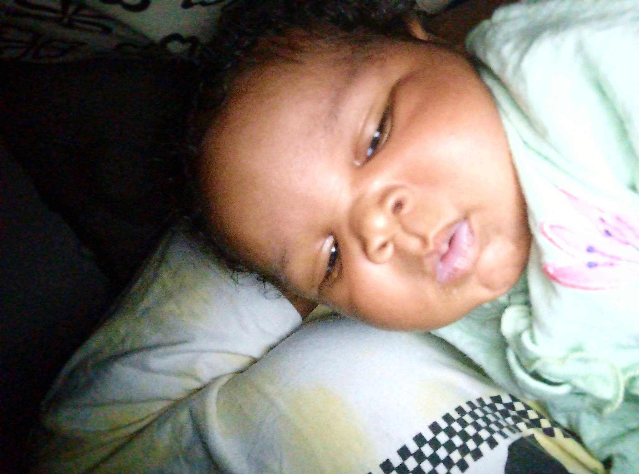 Damari joined the competition — help win amazing prizes! baby, baby_toddler_clothing, bedtime, cheek, child, comfort, eyebrow, eyelash, gesture, happy, iris, linens, lip, mouth, nap, neck, nose, person, skin, smile