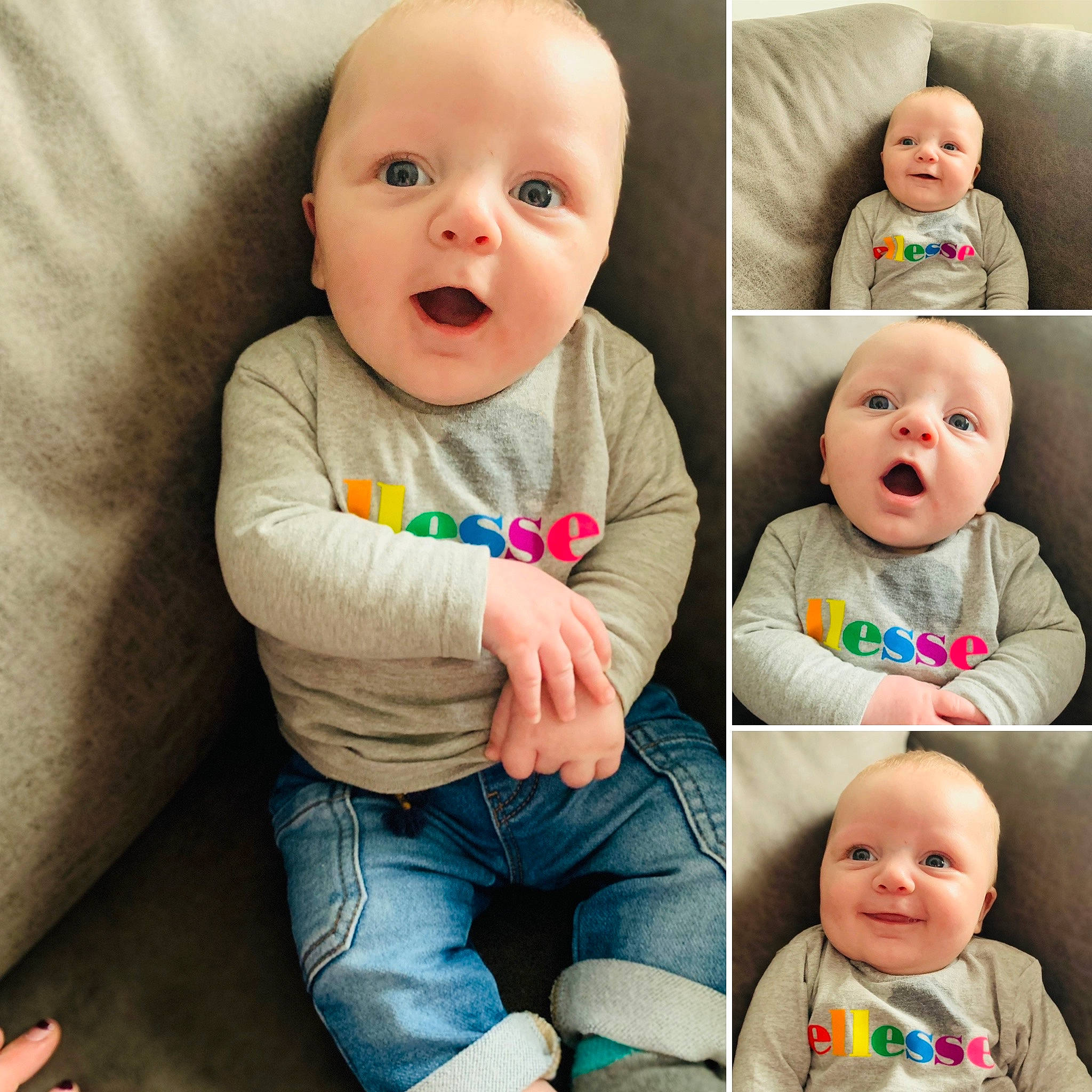 Mao a rejoint le concours — aidez-le/la à gagner de superbes lots ! baby_sleeping, baby_toddler_clothing, cheek, chin, clothing, comfort, eye, face, green, head, human, joy, nose, organ, person, photograph, product, skin, sleeve, smile