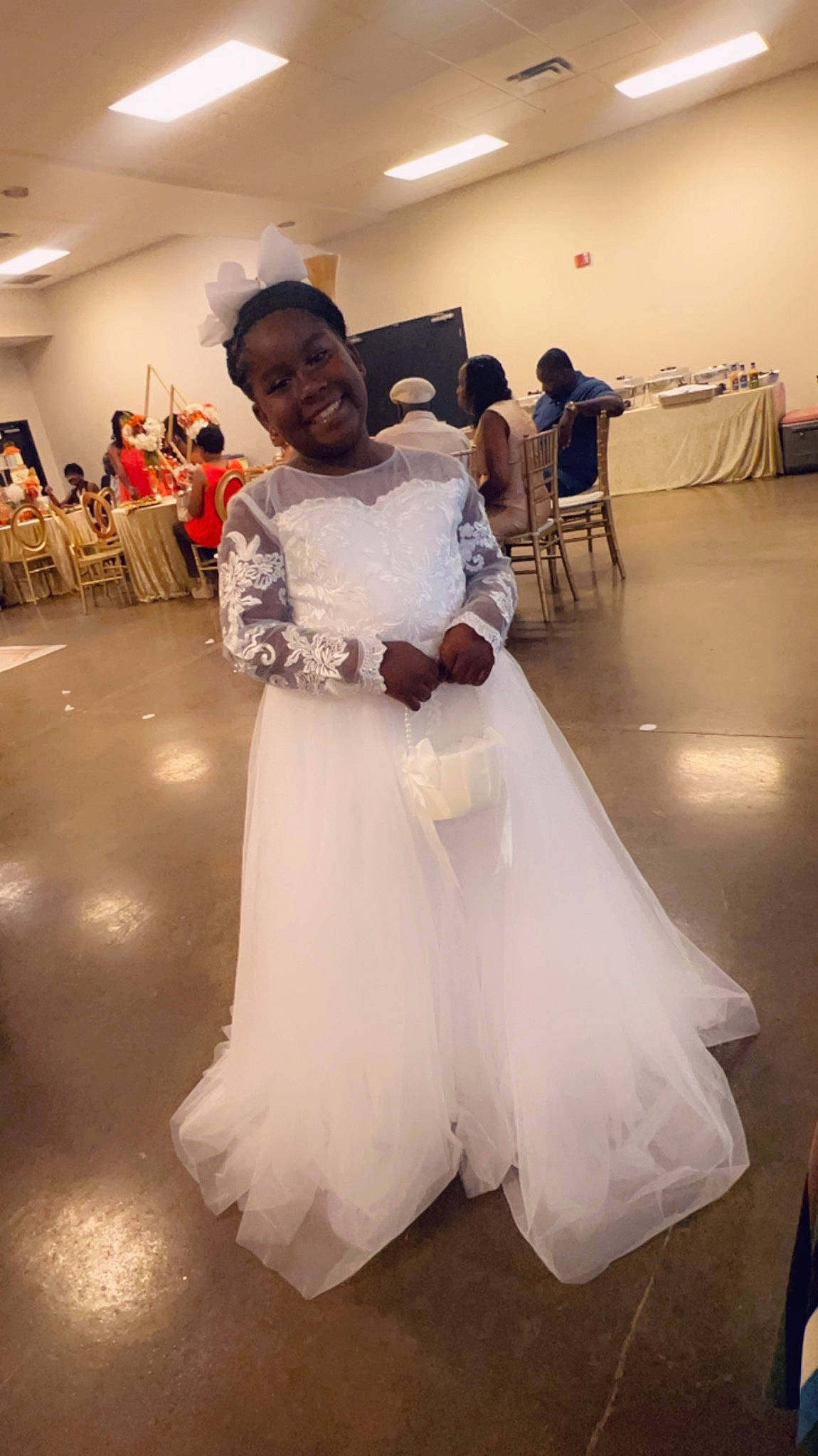 Pariss joined the competition — help win amazing prizes! bridal_accessory, bridal_clothing, bridal_party_dress, bride, chair, dress, event, fashion_design, flash_photography, flooring, formal_wear, gown, happy, haute_couture, joy, marriage, person, smile, veil, waist