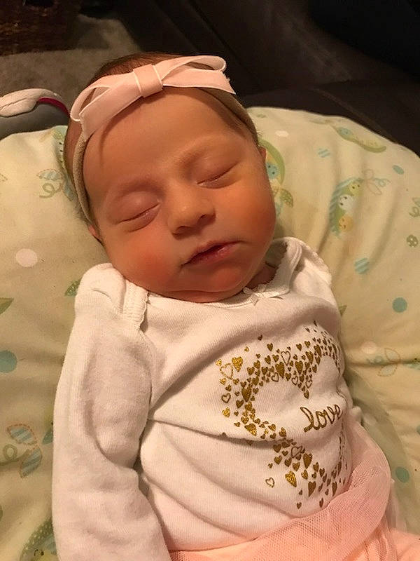 Aria Rose is registered to the contest to win money with this photo: baby, baby_sleeping, bedtime, birth, cheek, child, head, person, sleep, toddler