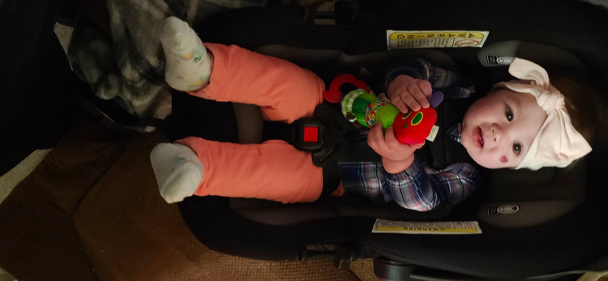 Phoenix joined the competition — help win amazing prizes! baby, baby_products, baby_toys, child, fictional_character, finger, fun, headwear, nail, person, personal_protective_equipment, room, sock, thumb, toddler, toy, wrist