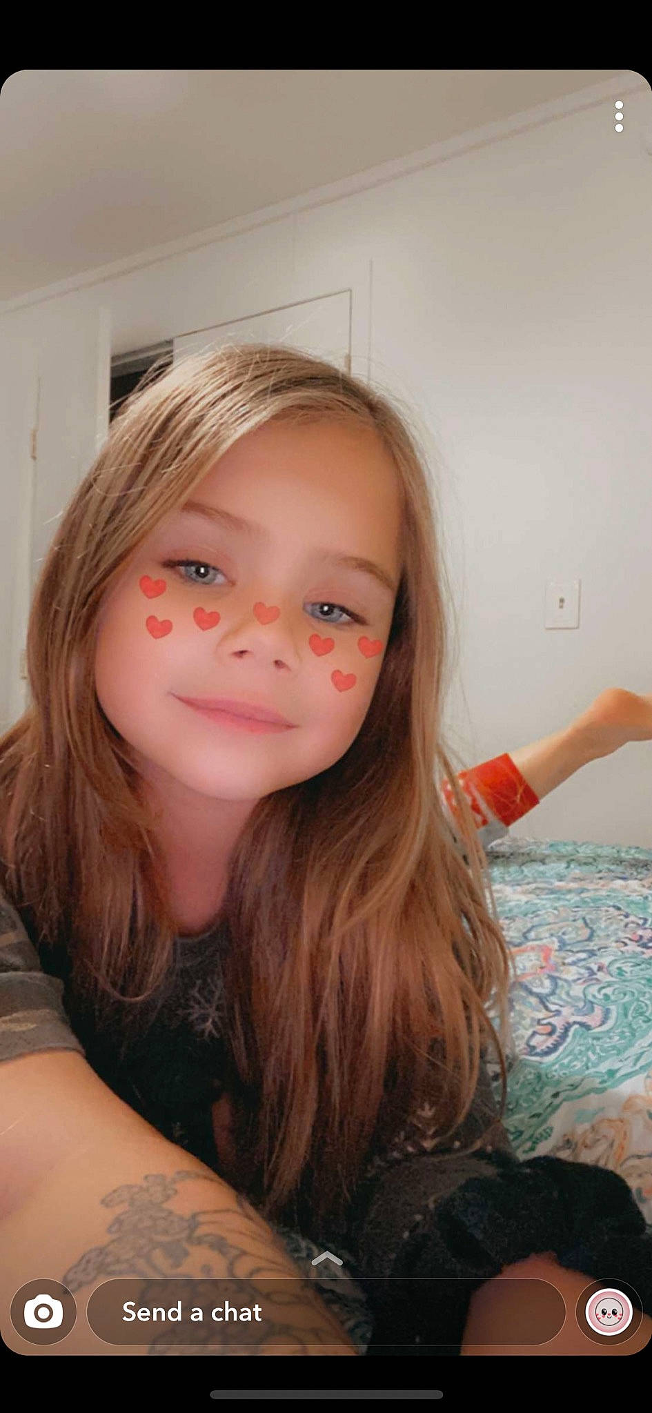 Lila is registered to the contest to win money with this photo: arm, eyebrow, eyelash, face, finger, flash_photography, gesture, hair, hairstyle, happy, iris, jaw, joint, joy, lip, mouth, neck, nose, person, shoulder