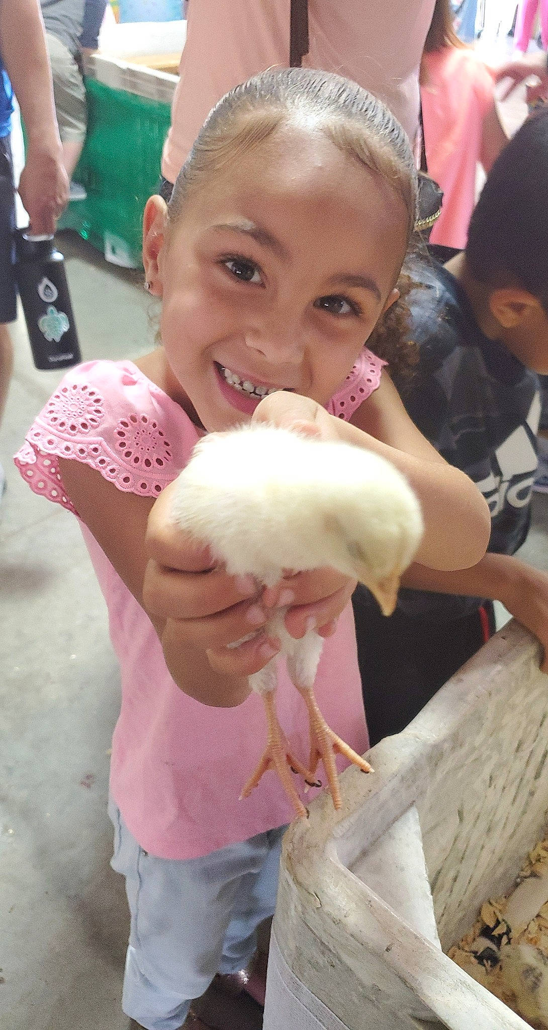 Sofia joined the competition — help win amazing prizes! cheek, child, cotton_candy, dessert, event, face, finger, fun, fur, hair, hairstyle, happy, head, joy, mobile_phone, person, pink, skin, smile, thumb