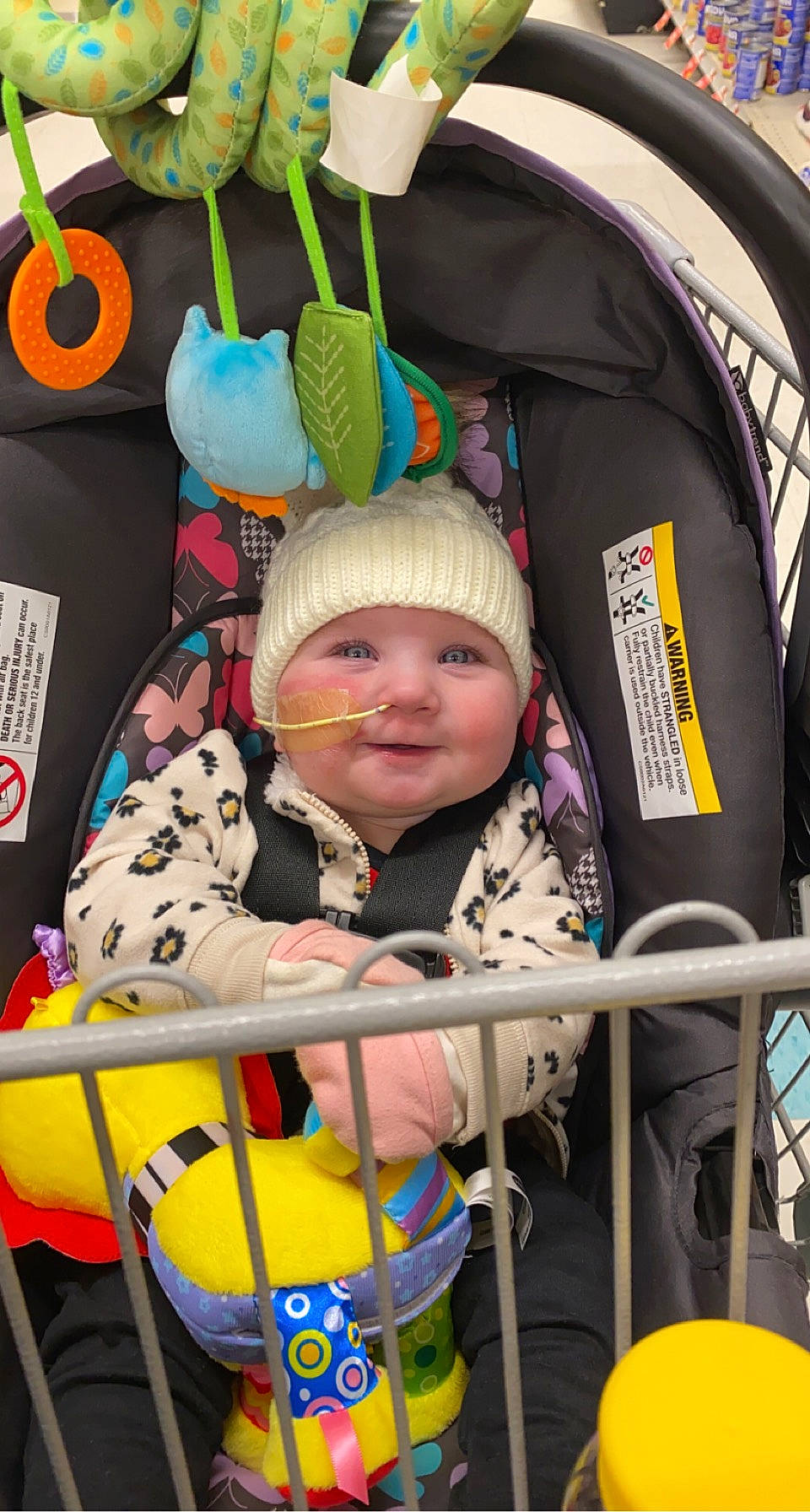 Ava joined the competition — help win amazing prizes! baby, baby_carriage, baby_products, baby_safety, baby_toddler_clothing, child, fun, happy, leisure, person, personal_protective_equipment, photograph, photography, play, product, recreation, snapshot, toddler, vacation, white