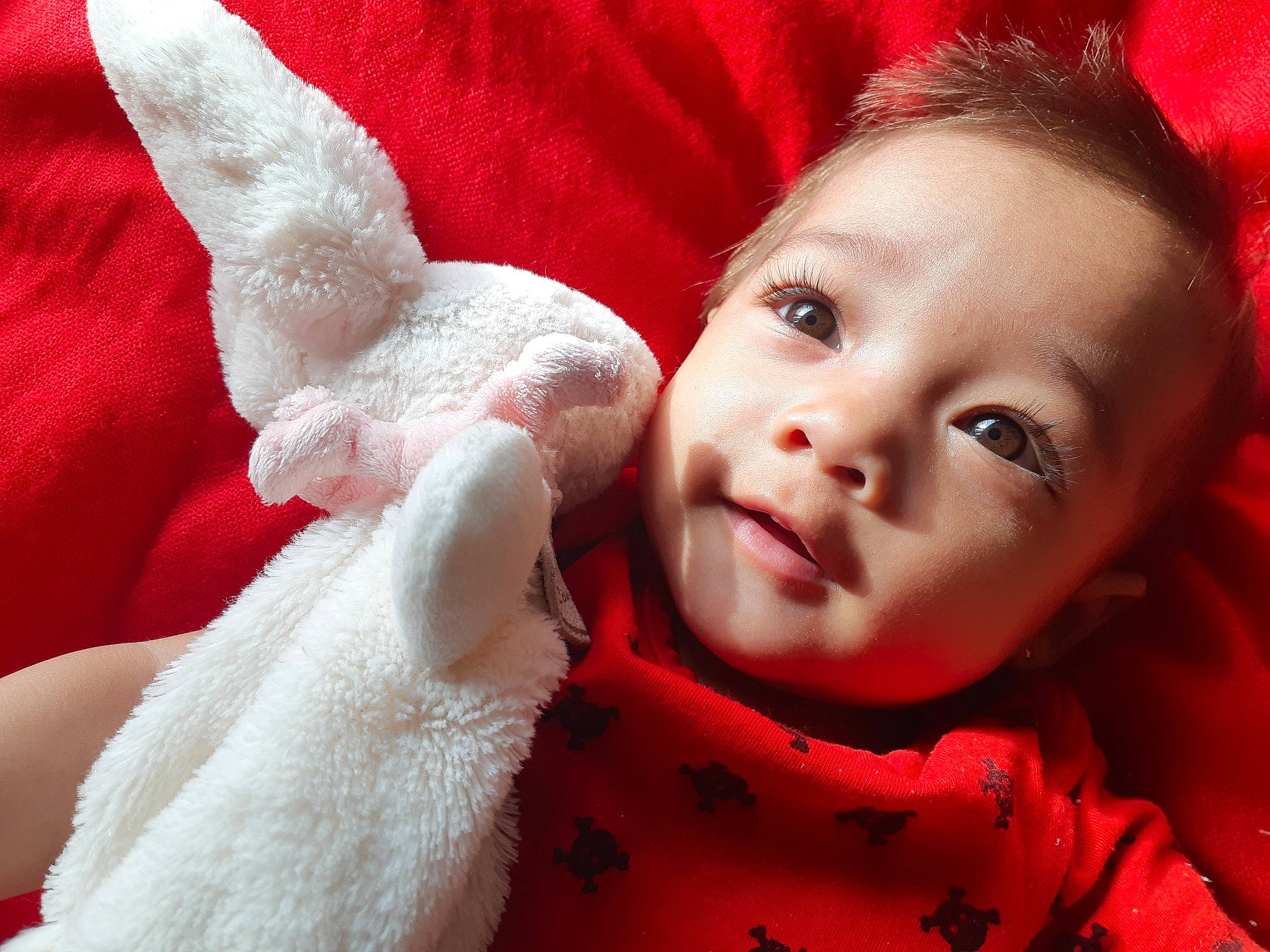 Malïà a rejoint le concours — aidez-le/la à gagner de superbes lots ! baby, baby_toddler_clothing, eyelash, fictional_character, fur, linens, lip, person, pleased, plush, portrait_photography, red, stuffed_toy, textile, wool