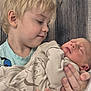 Greyson joined the competition — help win amazing prizes! child, baby, toddler, sleeping, blond_hair, close_up, portrait, holding, face, clothing, wood_background, infant, newborn, baby_clothes, hands, love, family, indoor, gentle, peaceful