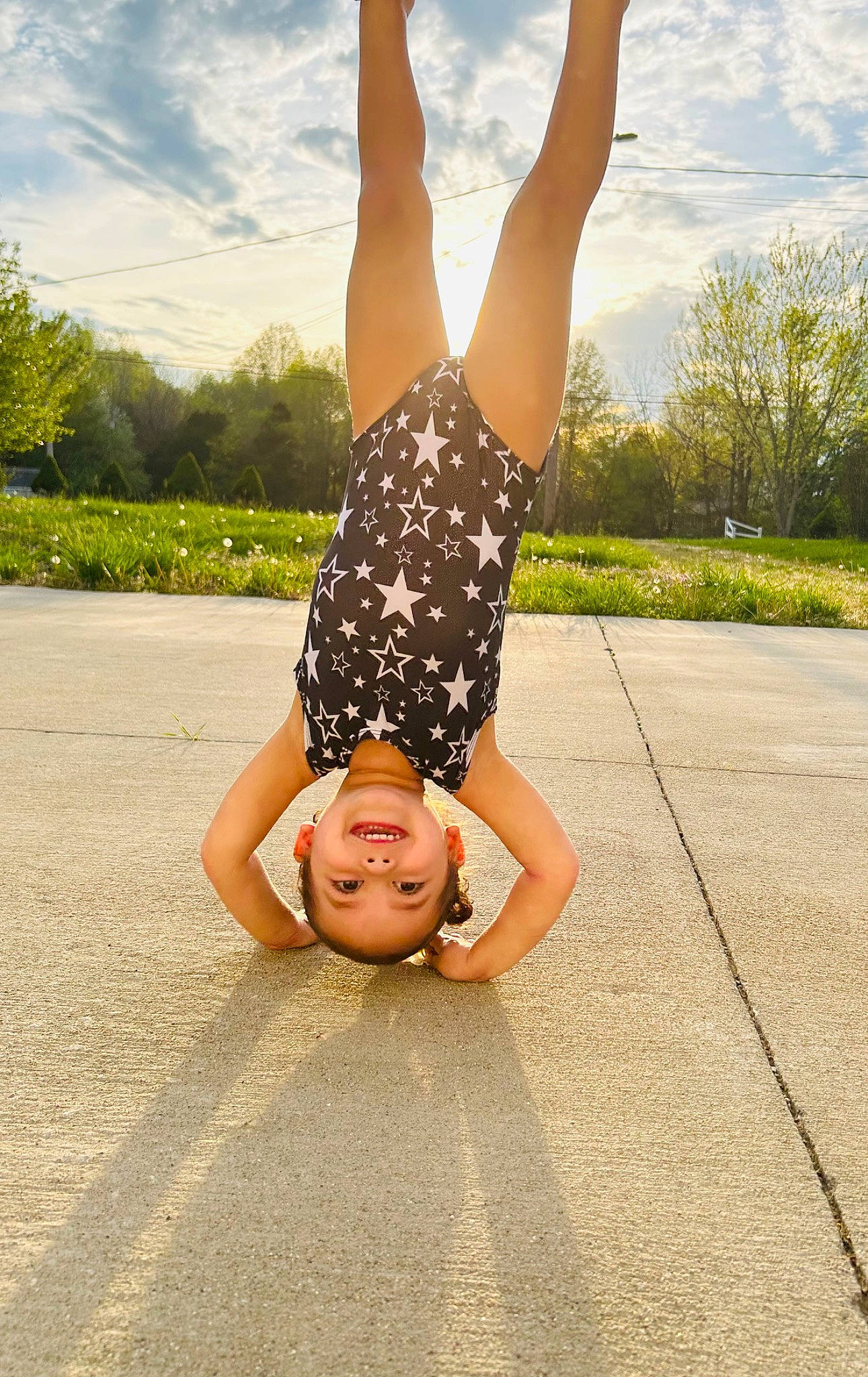 Vada joined the competition — help win amazing prizes! arm, barefoot, cloud, flash_photography, grass, happy, human_body, joint, joy, knee, leg, leisure, person, plant, shoulder, sky, sportswear, summer, sunlight, thigh
