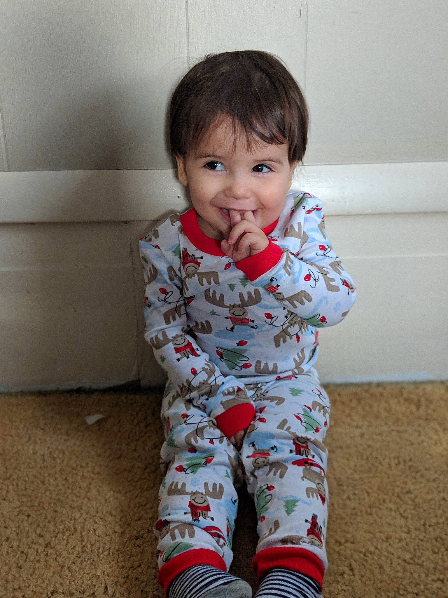 Nick is registered to the contest to win money with this photo: boy, child, day, girl, infant, joy, outerwear, person, play, product, skin, smile, standing, textile, toddler