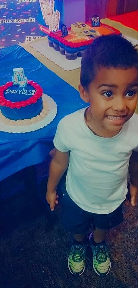 Darrius joined the competition — help win amazing prizes! baked_goods, birthday, birthday_cake, blue, cake, cake_decorating, cake_decorating_supply, dessert, electric_blue, event, food, fun, happy, head, joy, person, shorts, smile, sugar_cake, sweetness