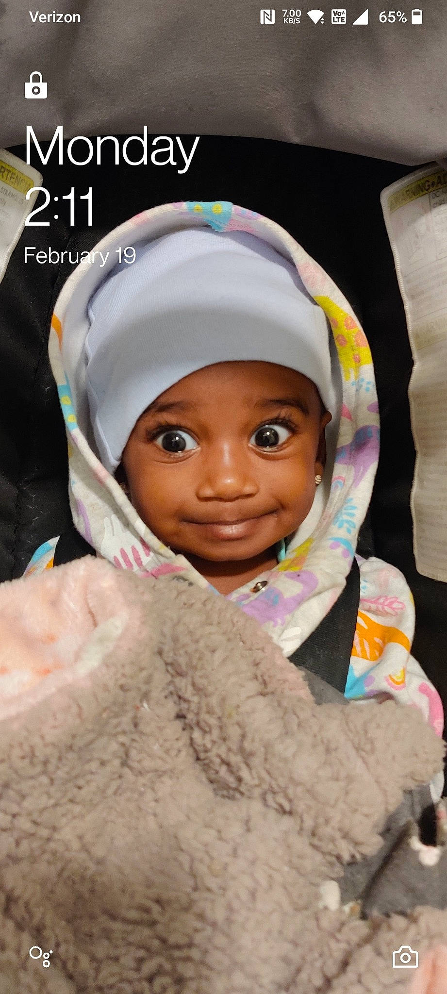 Delaney joined the competition — help win amazing prizes! child, event, eye, eyebrow, face, fashion_accessory, fun, happy, headwear, laugh, linens, person, smile, toddler, tradition, wrinkle