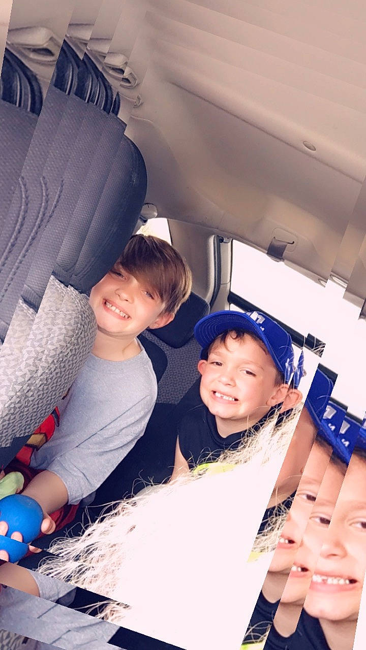 Ashtyn is registered to the contest to win money with this photo: baby, child, father, fun, happy, joy, people, person, photography, play, selfie, sibling, smile, snapshot, toddler, vacation