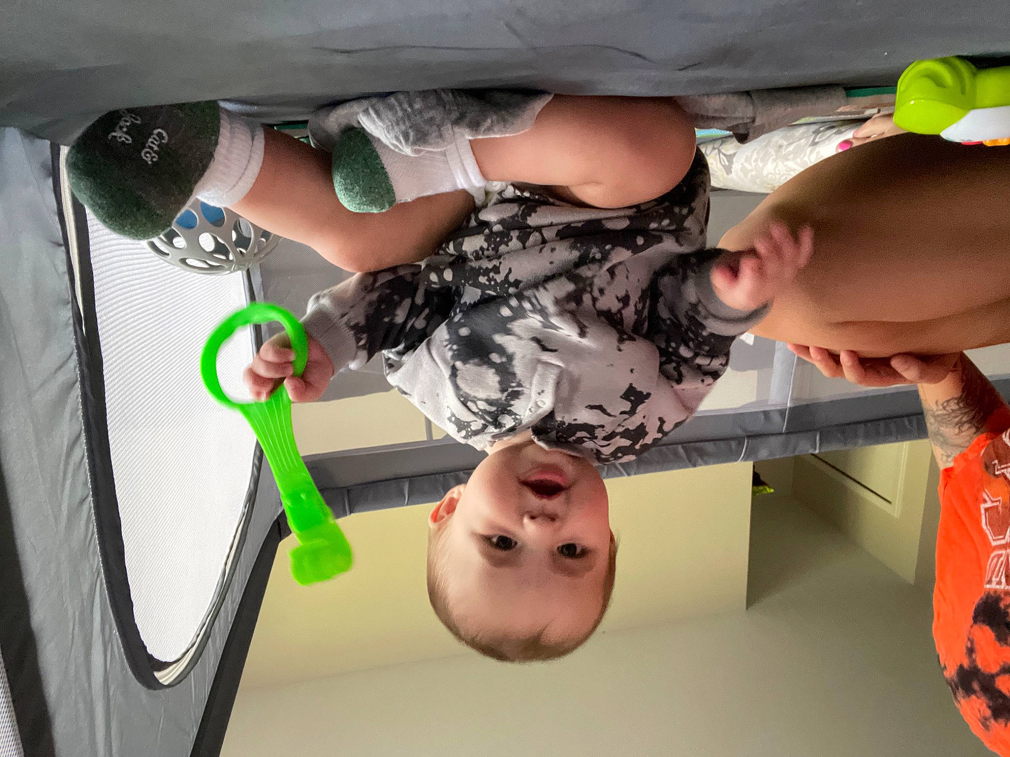 Jax joined the competition — help win amazing prizes! art, baby, baby_toddler_clothing, child, elbow, eyewear, finger, fun, gesture, happy, human_leg, joint, leisure, pattern, person, play, room, thigh, toddler, visual_arts