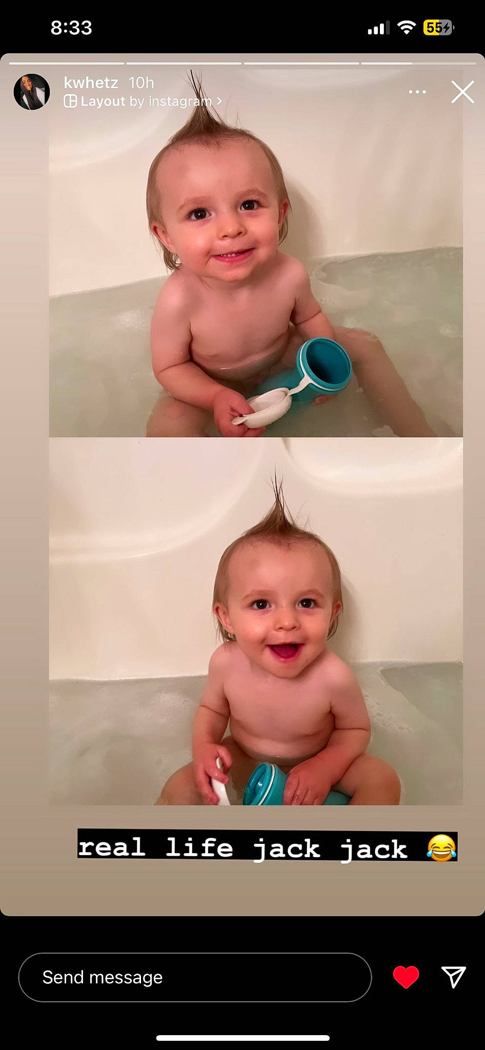 Jax joined the competition — help win amazing prizes! arm, baby, blue, cheek, chin, eyebrow, face, gesture, hand, happy, jaw, joy, mouth, muscle, neck, nose, person, photograph, skin, smile