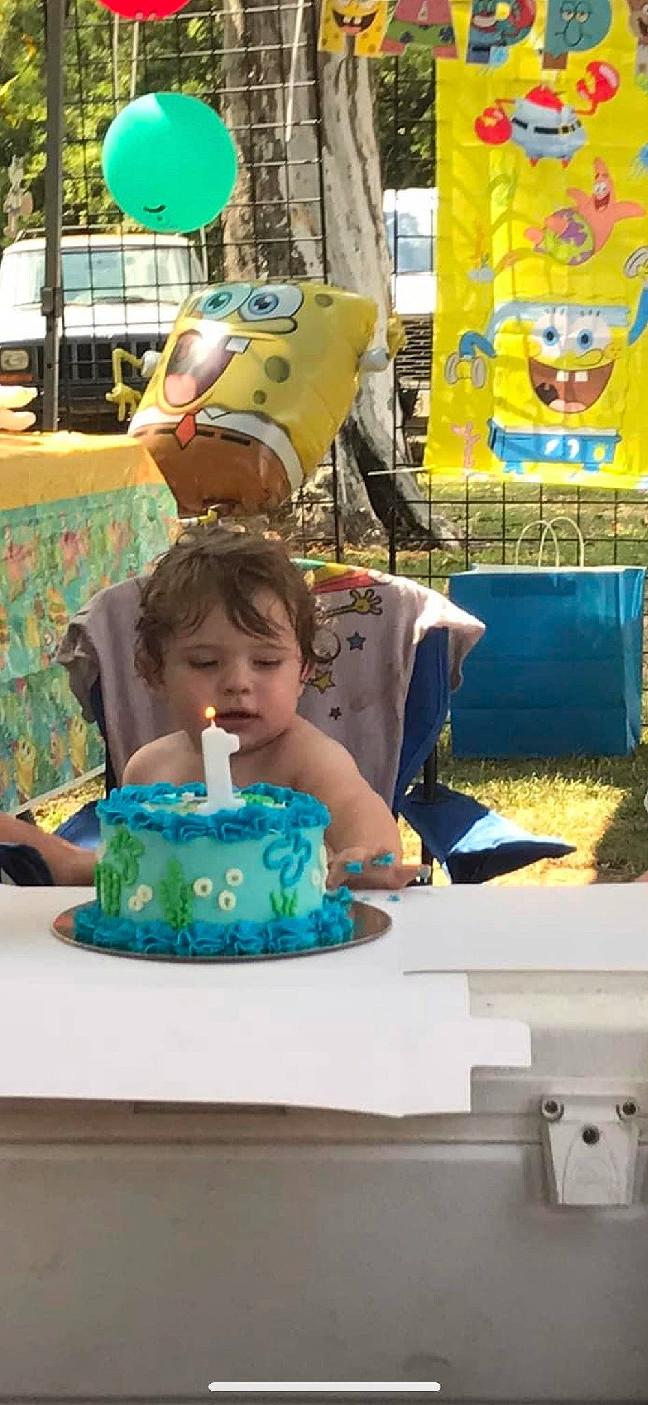 Tyrone joined the competition — help win amazing prizes! art, baked_goods, birthday_cake, buttercream, cake, cake_decorating, cake_decorating_supply, dessert, event, food, fun, green, leisure, person, plate, sugar_cake, summer, table, tableware, toddler