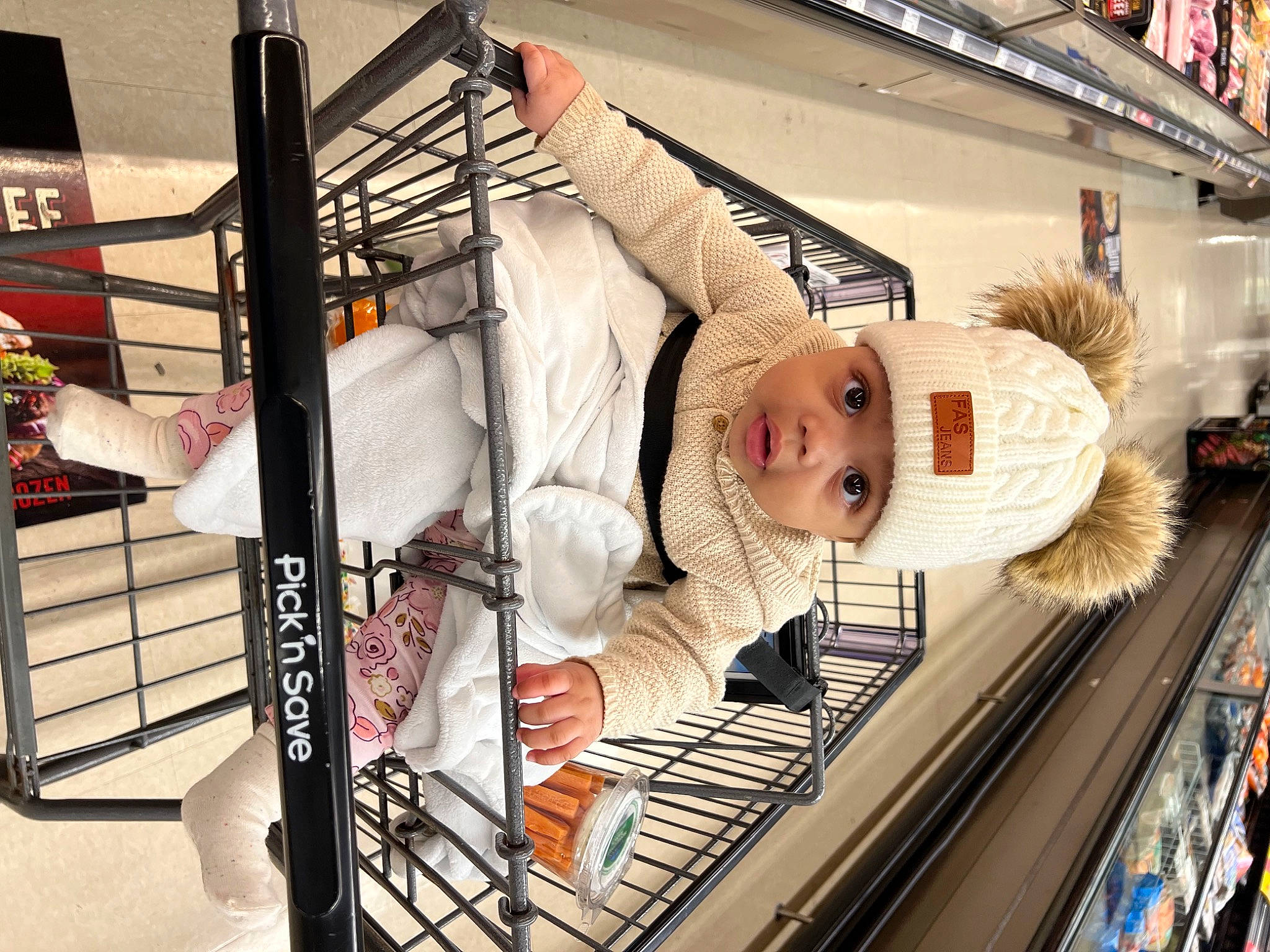 Analia joined the competition — help win amazing prizes! baby, child, headwear, person, product, room, smile, toddler