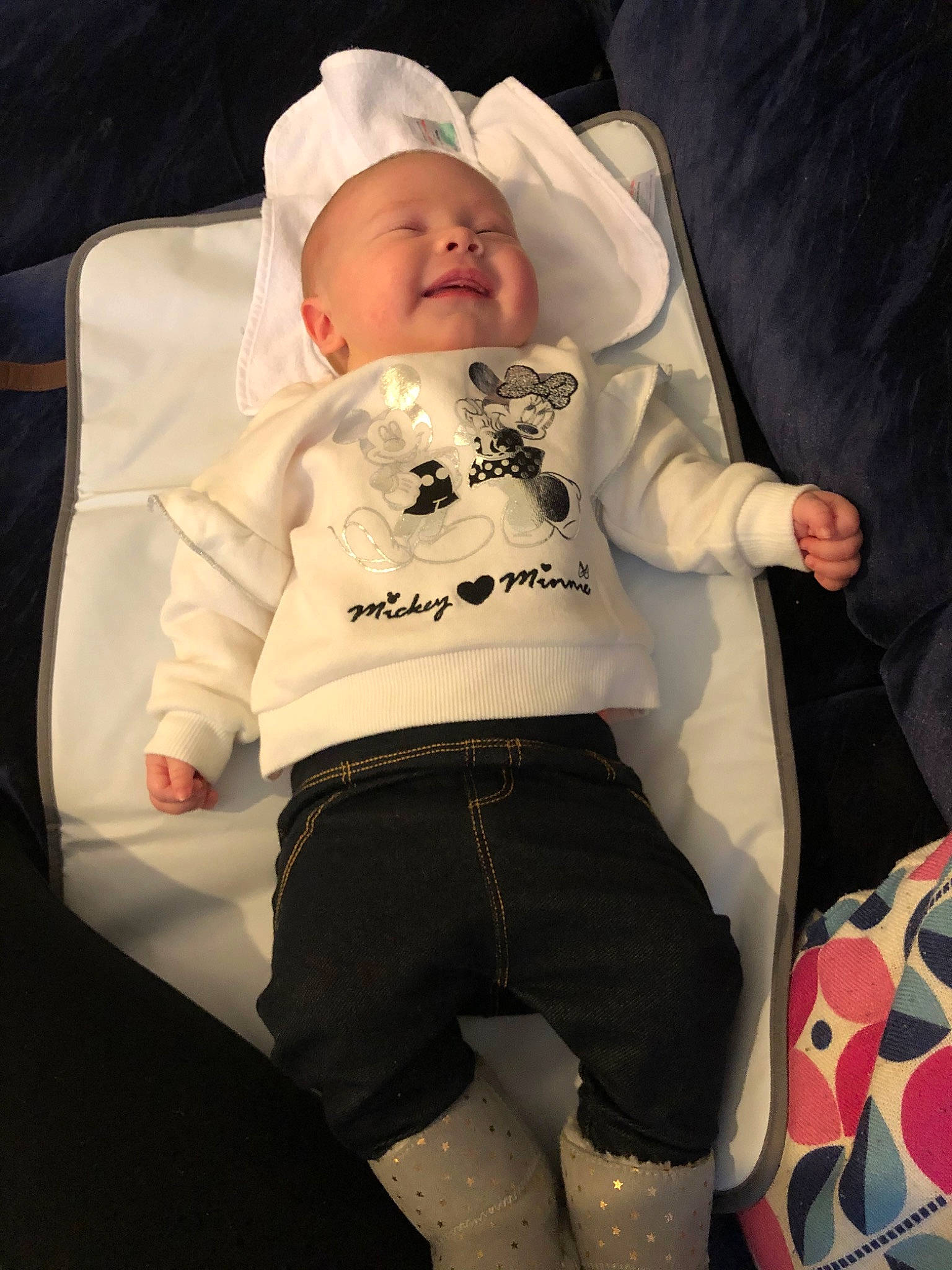 Ciara joined the competition — help win amazing prizes! baby, cheek, child, jeans, leg, person, product, skin, toddler