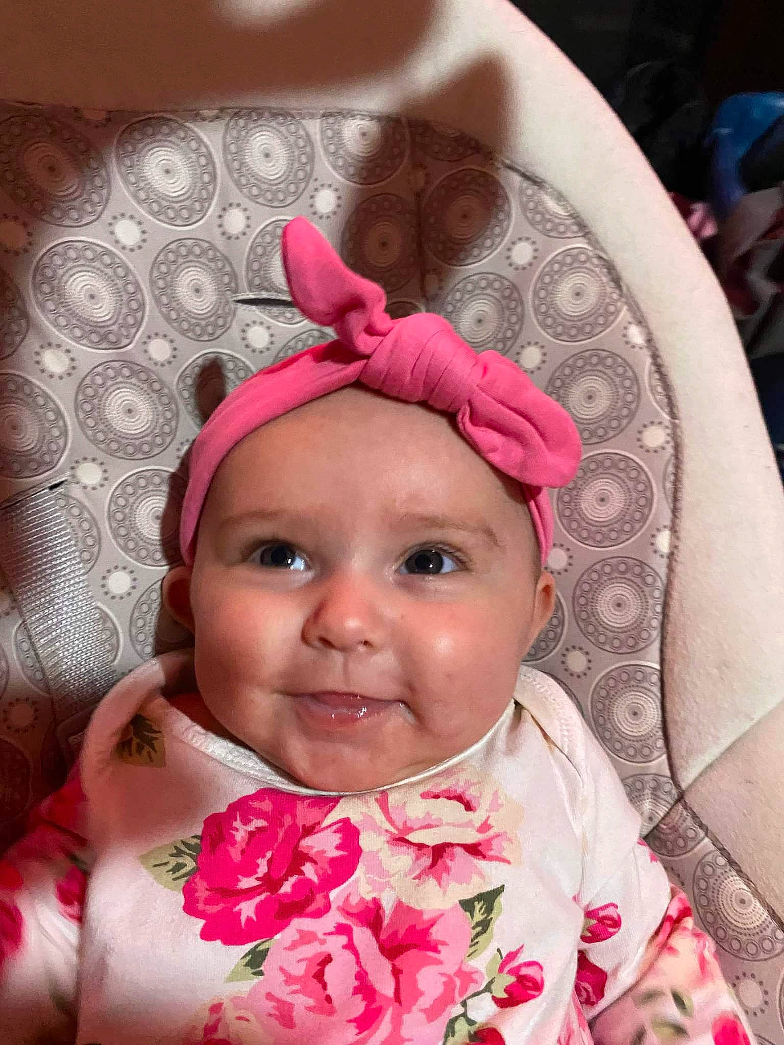 Ariya joined the competition — help win amazing prizes! baby, baby_toddler_clothing, cheek, child, event, eyebrow, eyelash, face, happy, headgear, headpiece, headwear, human, joy, lip, magenta, person, petal, pink, skin