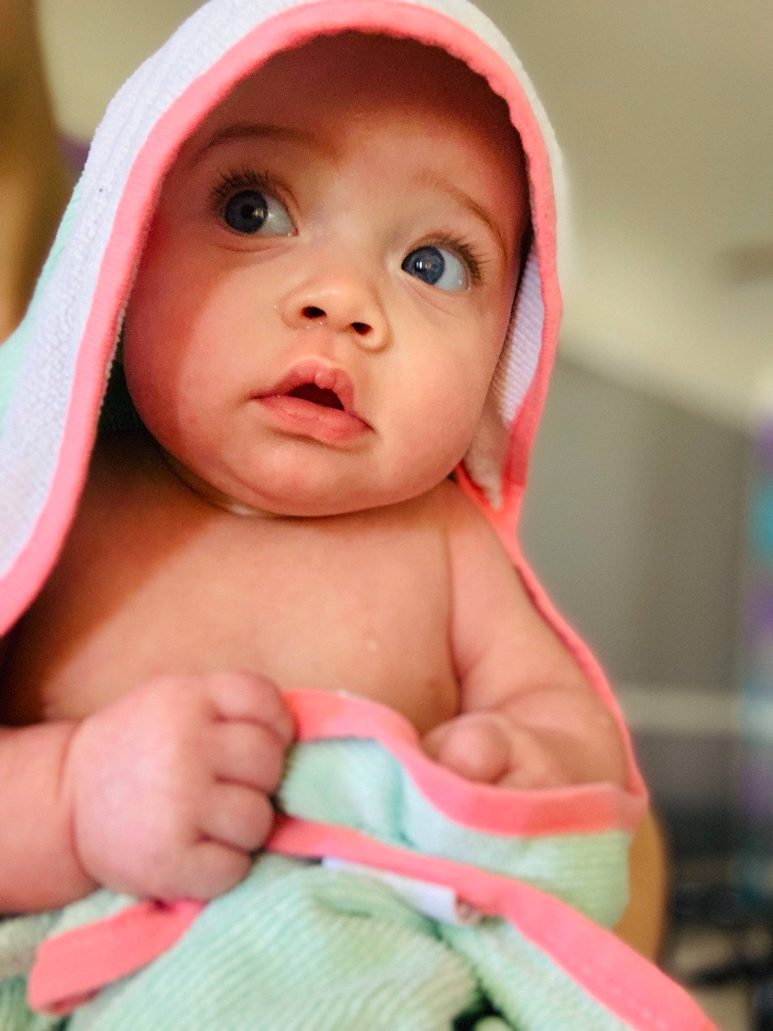 Mckenna joined the competition — help win amazing prizes! baby, beauty, cheek, child, child_model, lip, person, pink, skin, smile, toddler