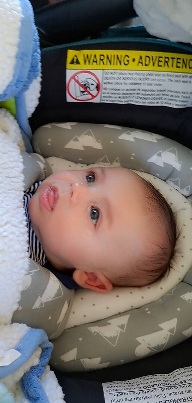 Prince is registered to the contest to win money with this photo: baby, baby_products, baby_safety, baby_toddler_clothing, cheek, child, comfort, eyelash, iris, person, skin, toddler