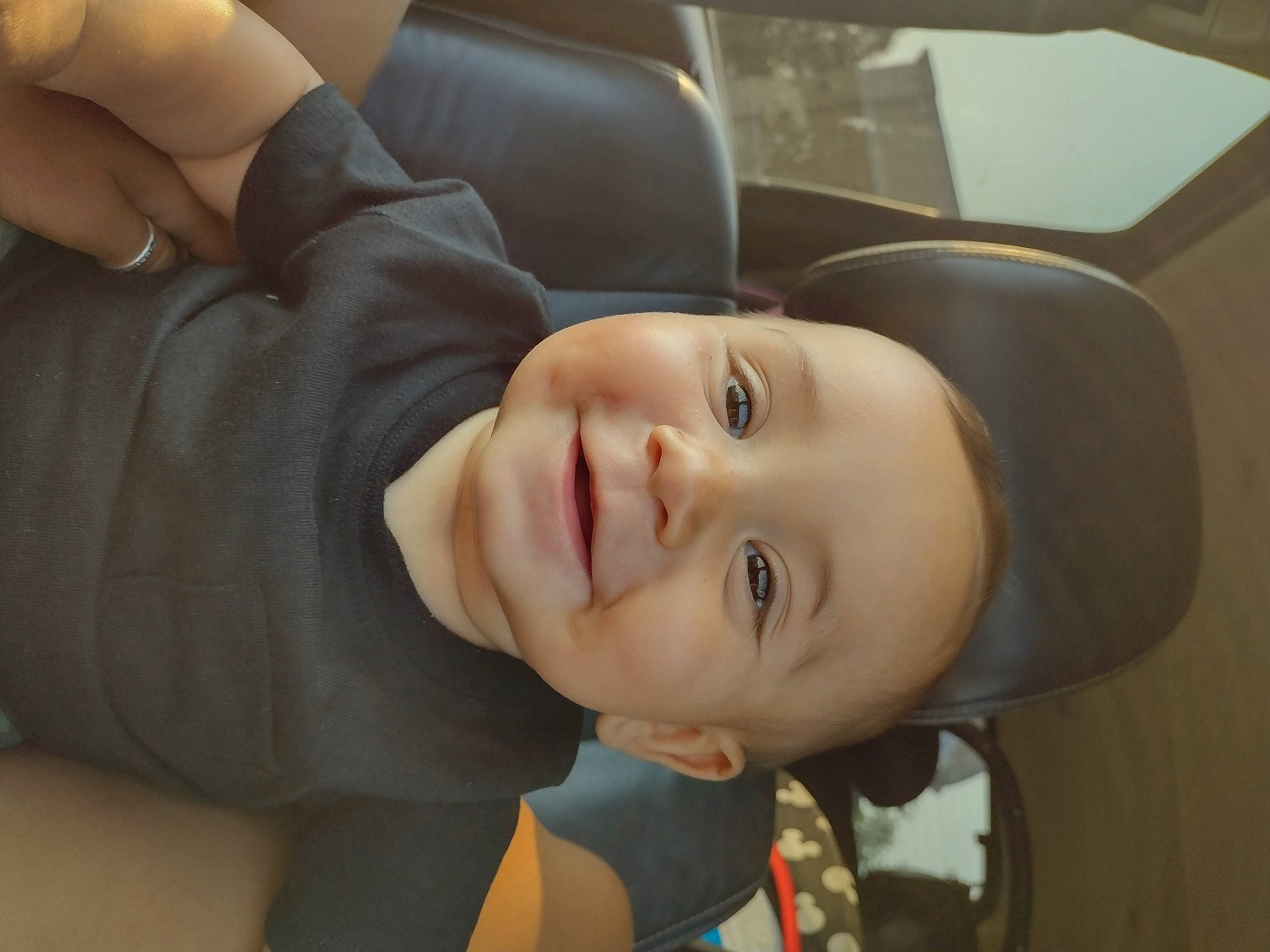 Matty joined the competition — help win amazing prizes! auto_part, automotive_design, automotive_exterior, car_seat, cheek, child, comfort, eyebrow, eyelash, fun, hair, happy, hat, joy, luxury_vehicle, nose, person, personal_luxury_car, smile, suit