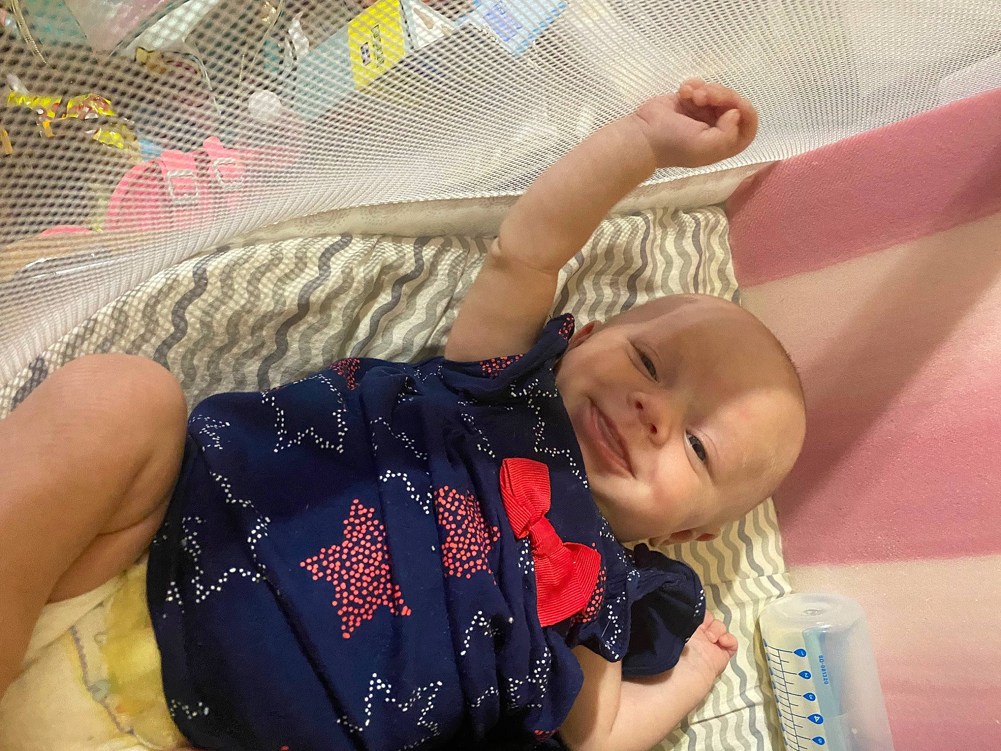 Aubriella joined the competition — help win amazing prizes! abdomen, baby, baby_products, baby_toddler_clothing, child, comfort, elbow, finger, happy, head, human_leg, linens, nail, pattern, person, portrait_photography, sitting, sleeve, thigh, thumb