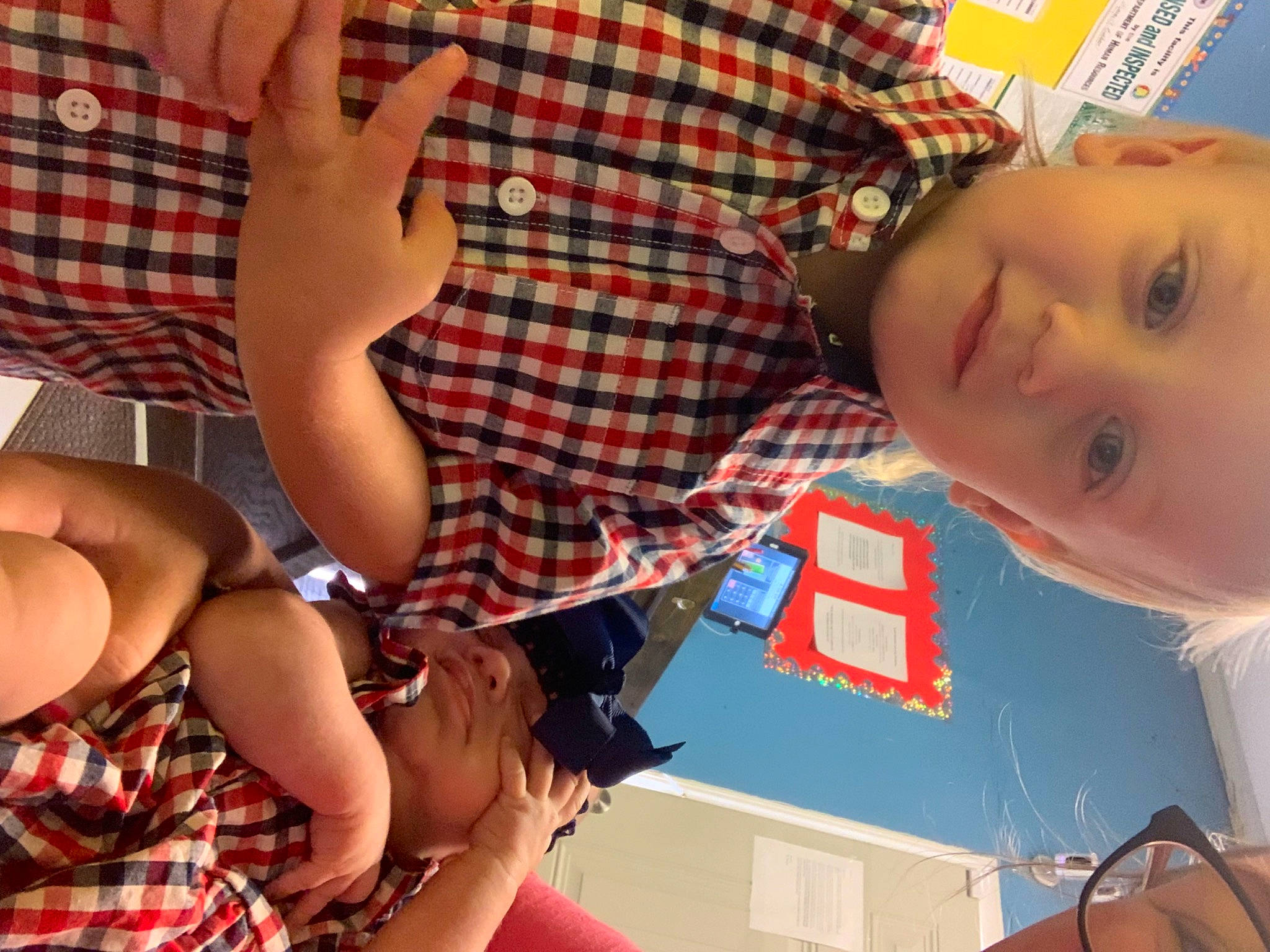 Braxton Michael joined the competition — help win amazing prizes! black_hair, child, cool, elbow, eyewear, finger, fun, gesture, happy, leisure, mouth, nail, pattern, person, plaid, snapshot, summer, tartan, thigh, trunk