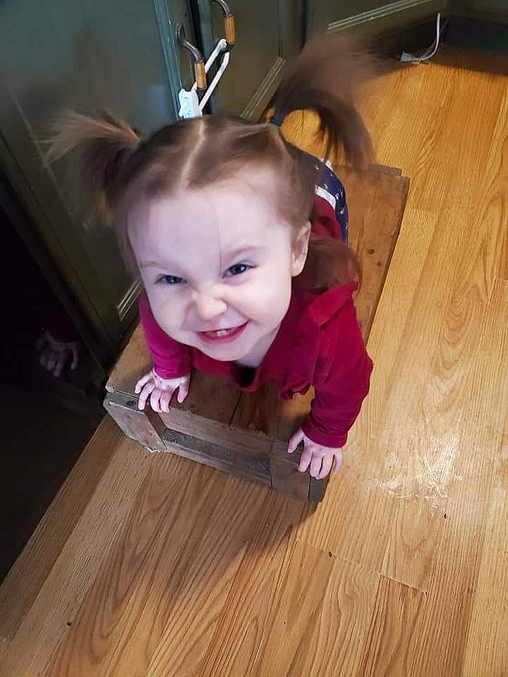 Rosalina is registered to the contest to win money with this photo: baby, cheek, child, crawling, face, facial_expression, floor, flooring, fun, hardwood, head, joy, laminate_flooring, leg, person, play, skin, smile, standing, toddler