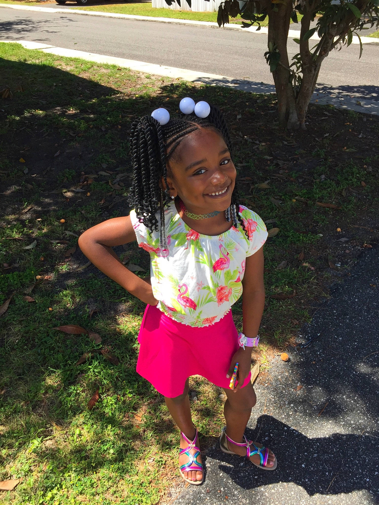 Zenobia joined the competition — help win amazing prizes! adaptation, child, fun, grass, joy, person, pink, plant, play, smile, summer, toddler, tree, vacation